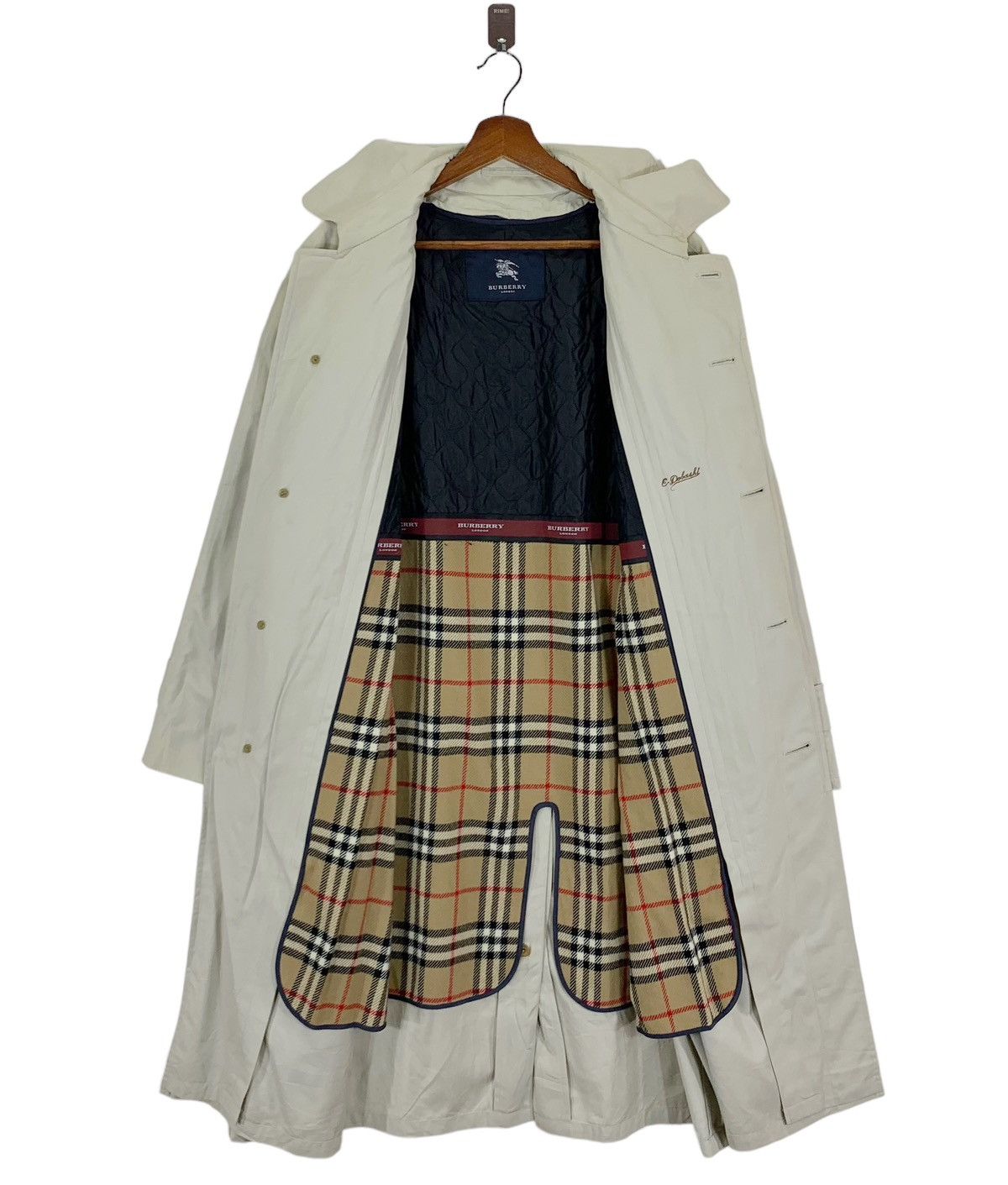 Burberry × Burberry Prorsum 🔥🔥VINTAGE BURBERRY OF LONDON NOVA CHECKED OVERCOAT Size US L / EU 52-54 / 3 - 1 Thumbnail