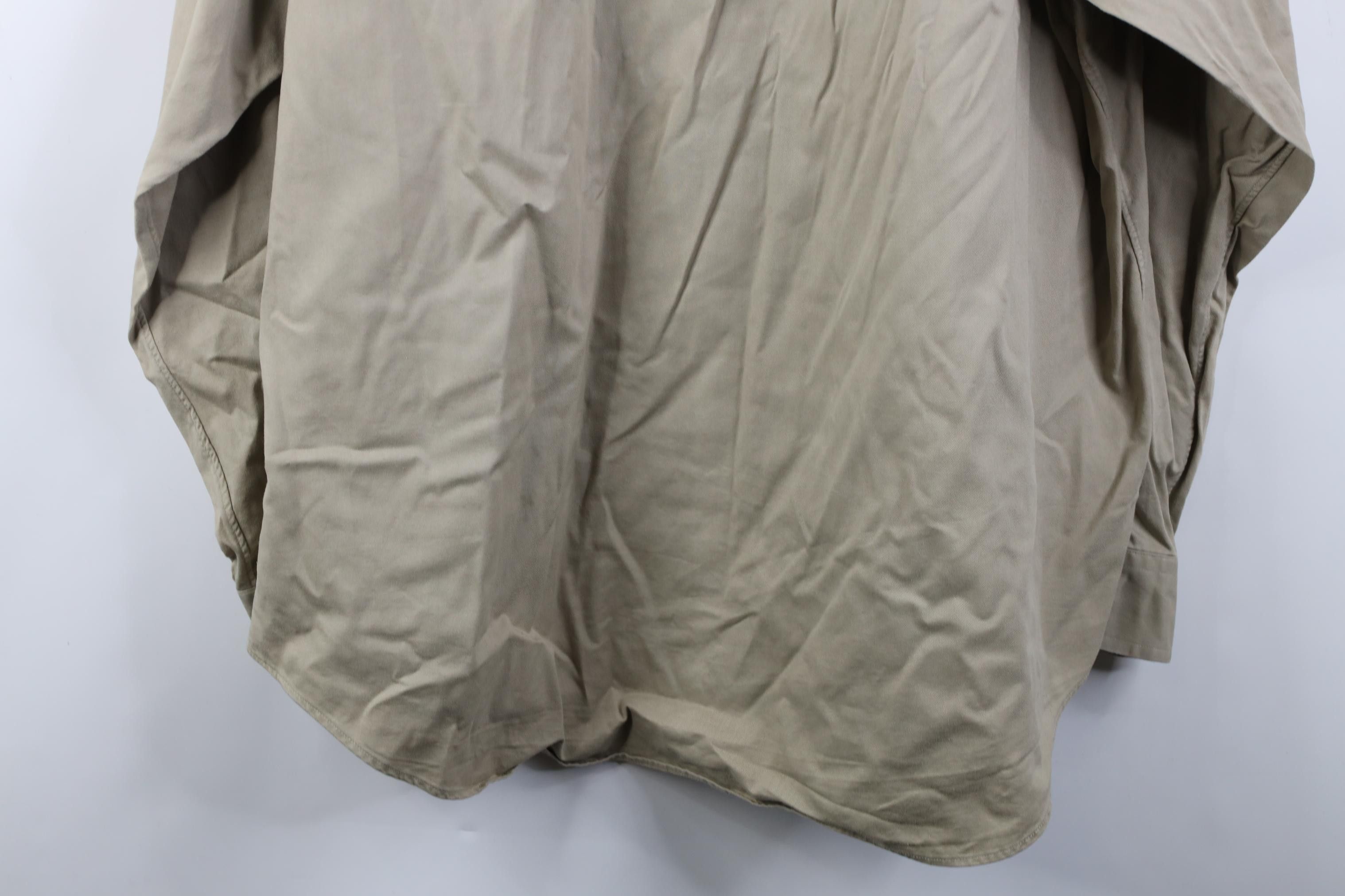 Polo Ralph Lauren Vintage 90s Ralph Lauren Button Down Shirt Beige Cotton Size US XL / EU 56 / 4 - 15 Thumbnail