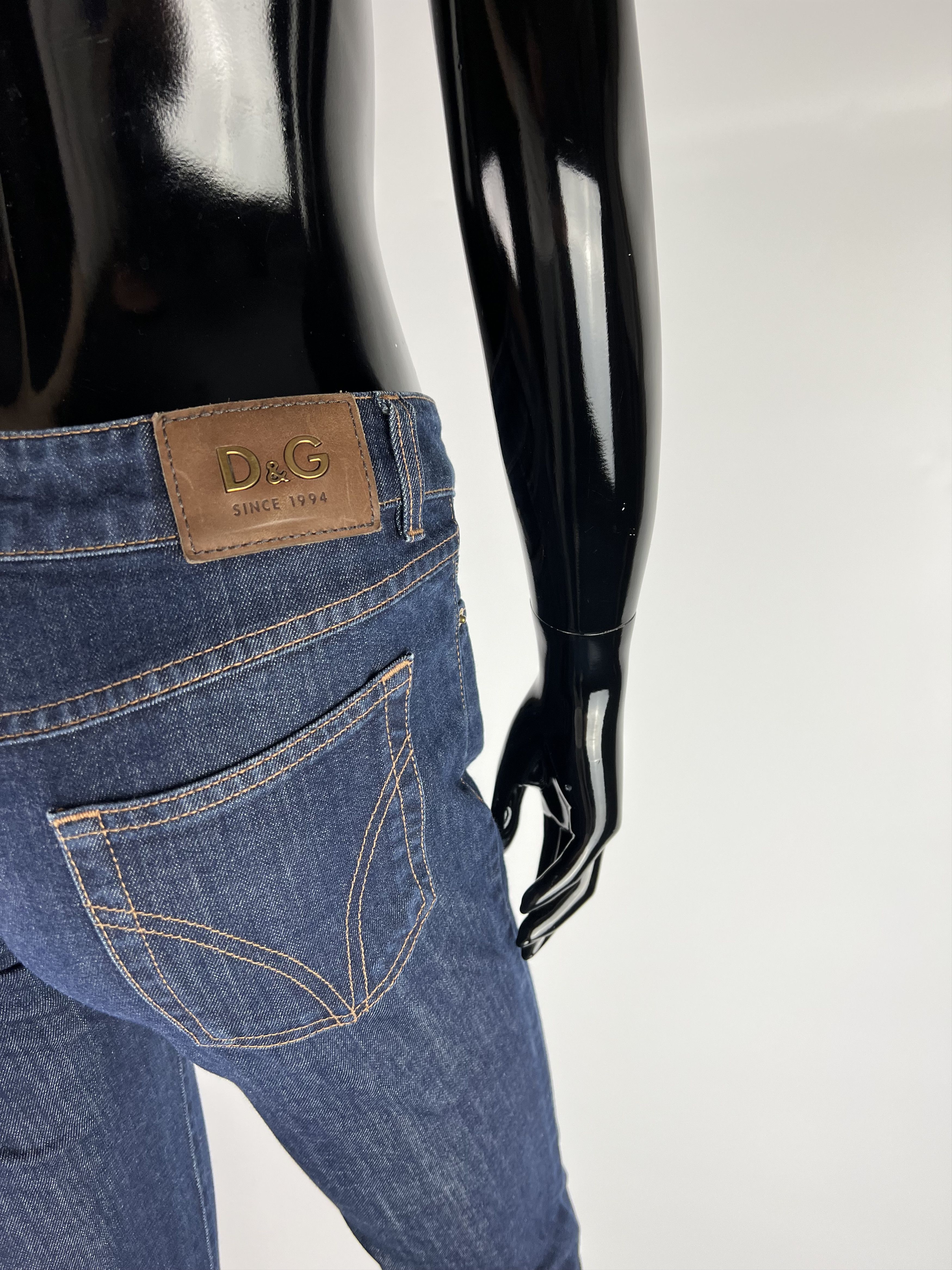 Dolce & Gabbana Dolce & Gabbana Women's Low Rise Skinny Jeans Size 26 Size 26" / US 2 / IT 38 - 4 Thumbnail