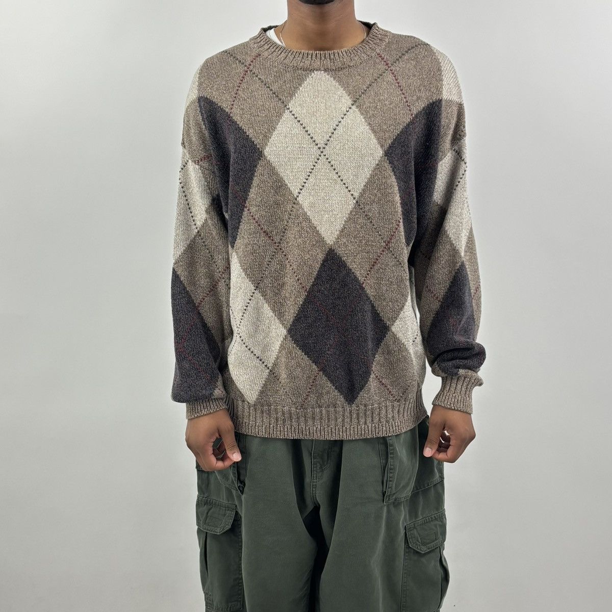 Izod vintage 90s IZOD LACOSTE Golf Knitted Knit Sweater Size US XL / EU 56 / 4 - 10 Thumbnail