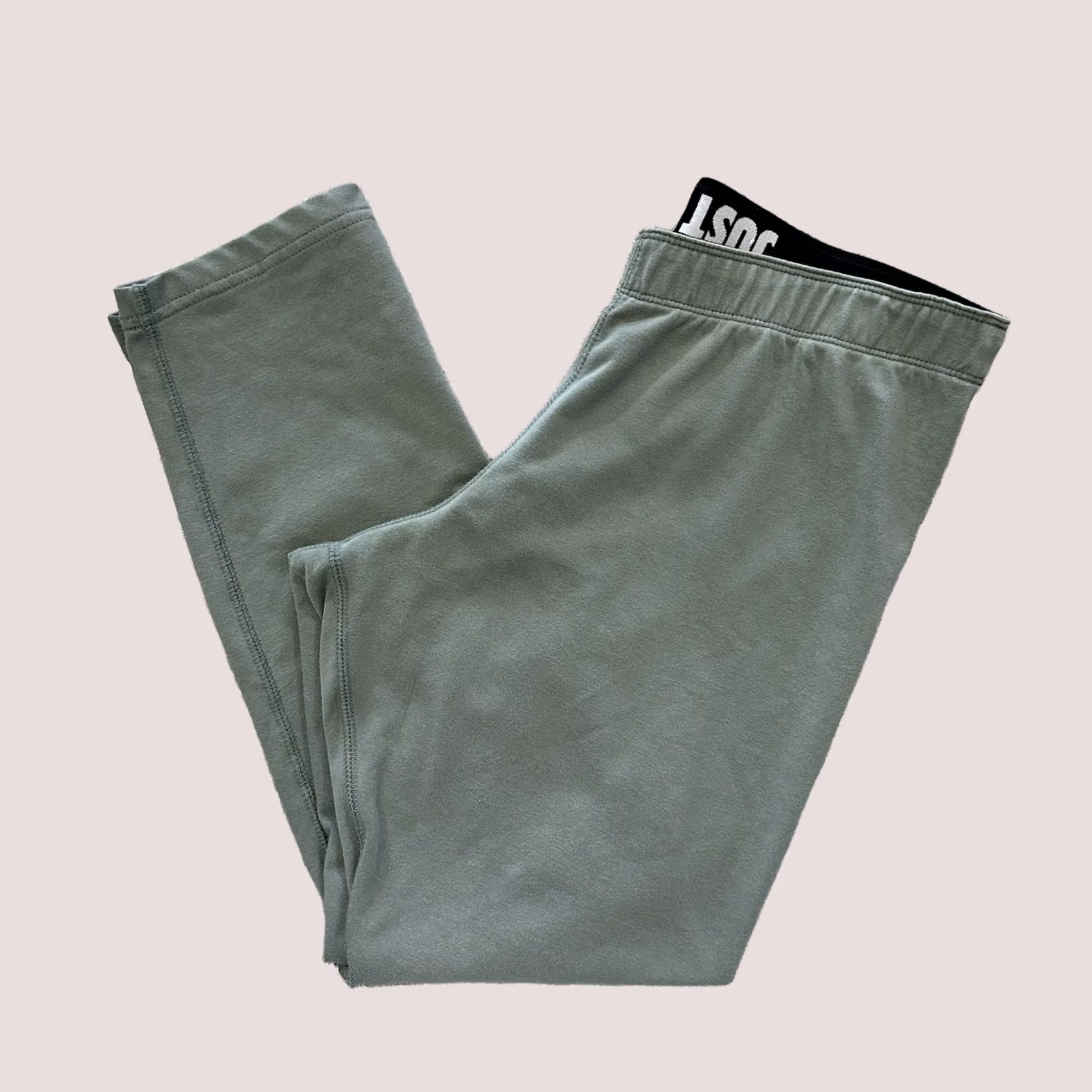 Nike Nike Leggings Womens M Casual Solid Green Lightweight Cotton Polyester Spandex Pockets Regular Inseam 23in - Nike Pants Size 32" / US 10 / IT 46 - 1 Thumbnail