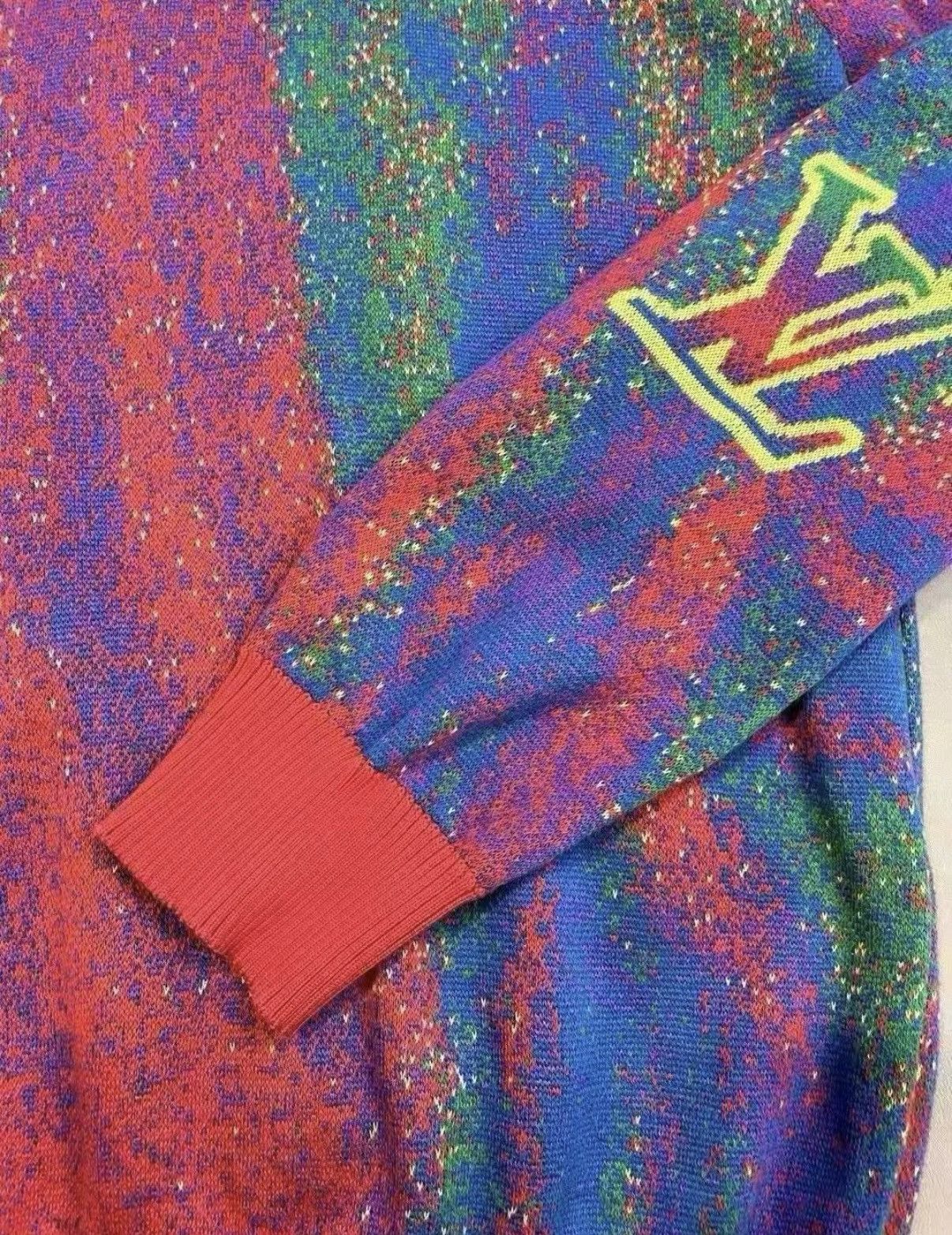 Louis Vuitton Louis Vuitton Size M Colorful Crew Neck Knit Sweater J33 Size US M / EU 48-50 / 2 - 3 Thumbnail