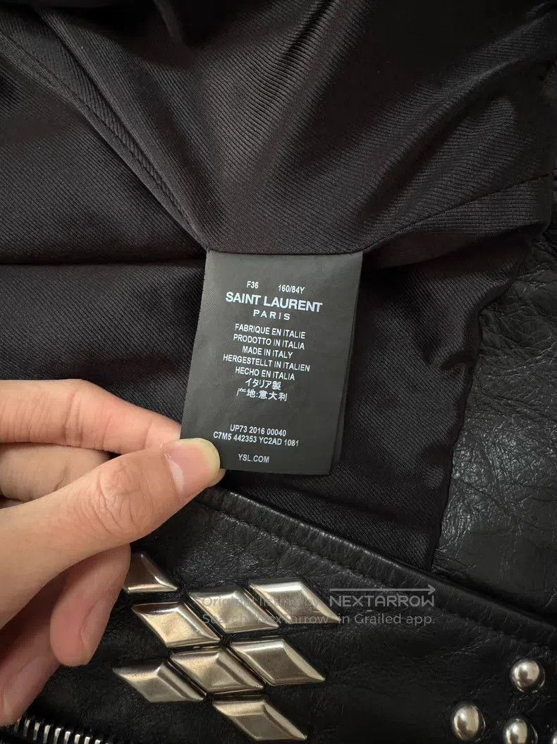 Saint Laurent Paris Saint Laurent Paris Heavy Duty Leather Jacket Size XS / US 0-2 / IT 36-38 - 4 Thumbnail