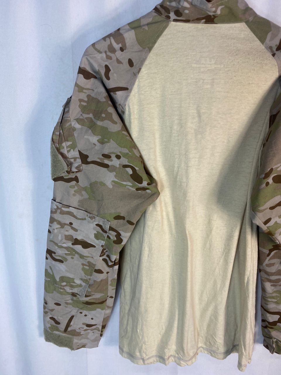 Other Vintage camo sleeve half zipper shirt Size US L / EU 52-54 / 3 - 10 Thumbnail
