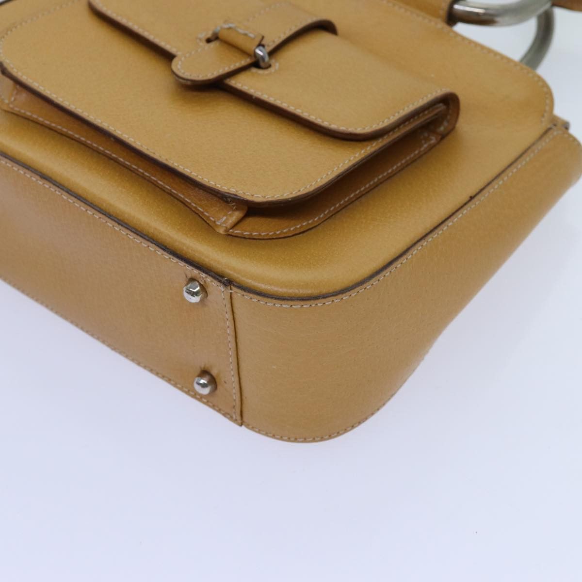 Gucci GUCCI Hand Bag Leather Brown Size ONE SIZE - 14 Thumbnail