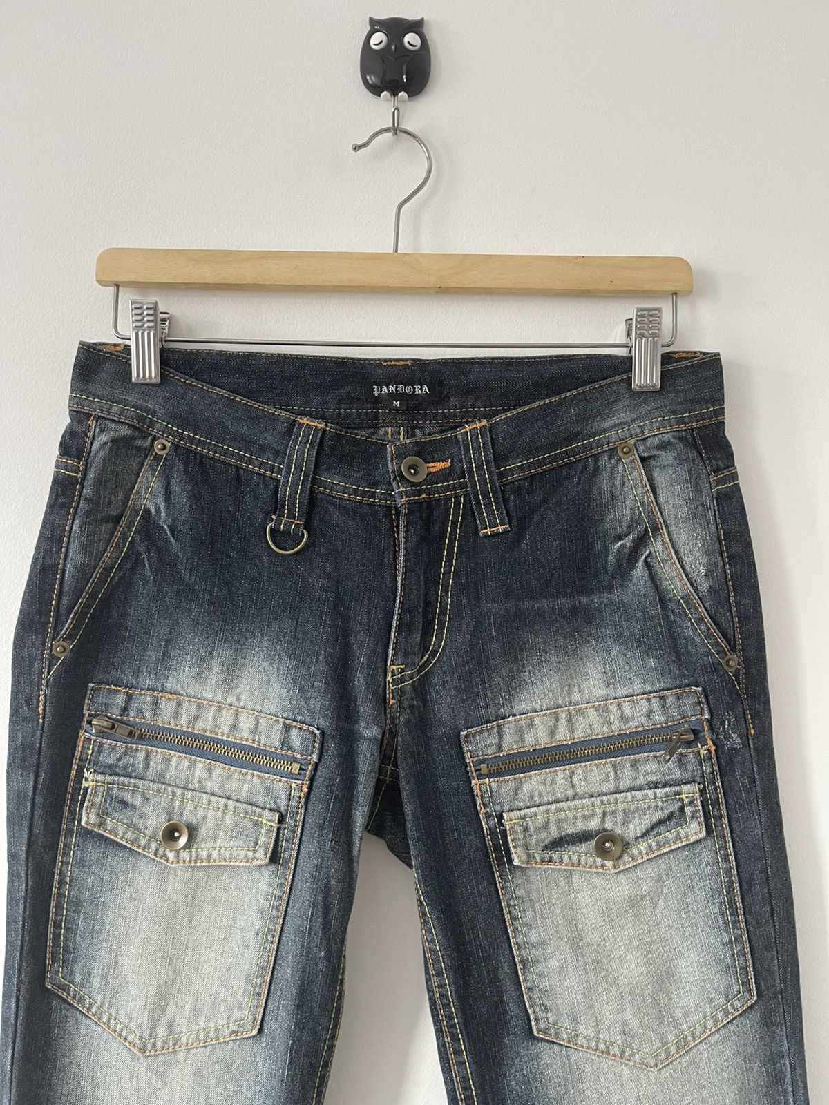 Hysteric Glamour Rare Vintage PANDORA Japan Front Pocket Zip Denim Size US 30 / EU 46 - 5 Thumbnail