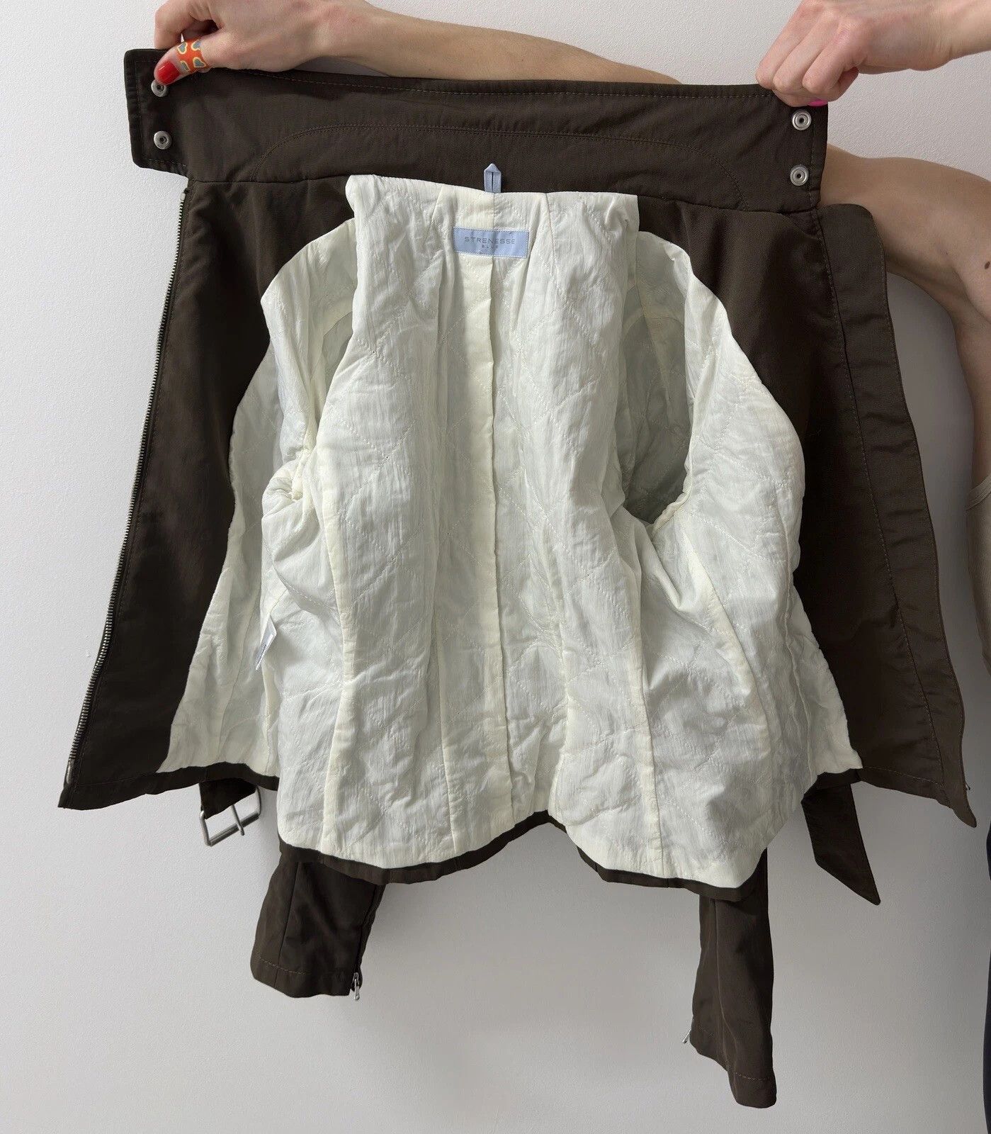 STRENESSE STRENESSE BLUE by GABRIELE STREHLE MOTO JACKET WOMENS Y2K Size S / US 4 / IT 40 - 12 Thumbnail