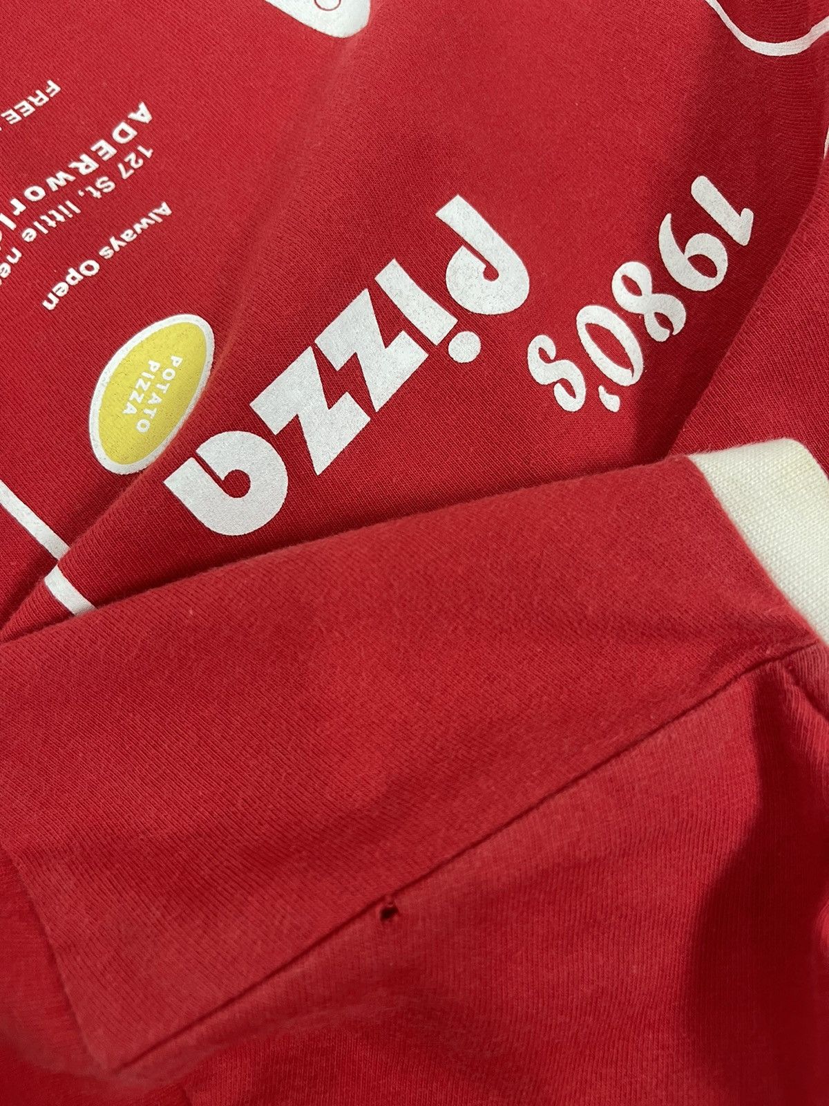 Ader Error ADER ERROR 1980s Vintage Pizza Receipt Long Sleeve Size US M / EU 48-50 / 2 - 4 Thumbnail