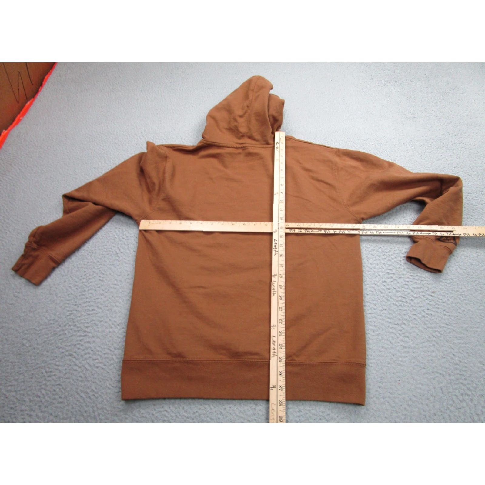 Vintage Gracie Jiu-Jitsu Hoodie Mens Medium Brown Pullover Kangaroo Pocket Made in USA Size US M / EU 48-50 / 2 - 6 Thumbnail