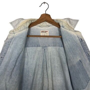 Japanese Brand 🔥90’s Vintage Chambray Shirts Chaps Denim Size US L / EU 52-54 / 3 - 11 Thumbnail