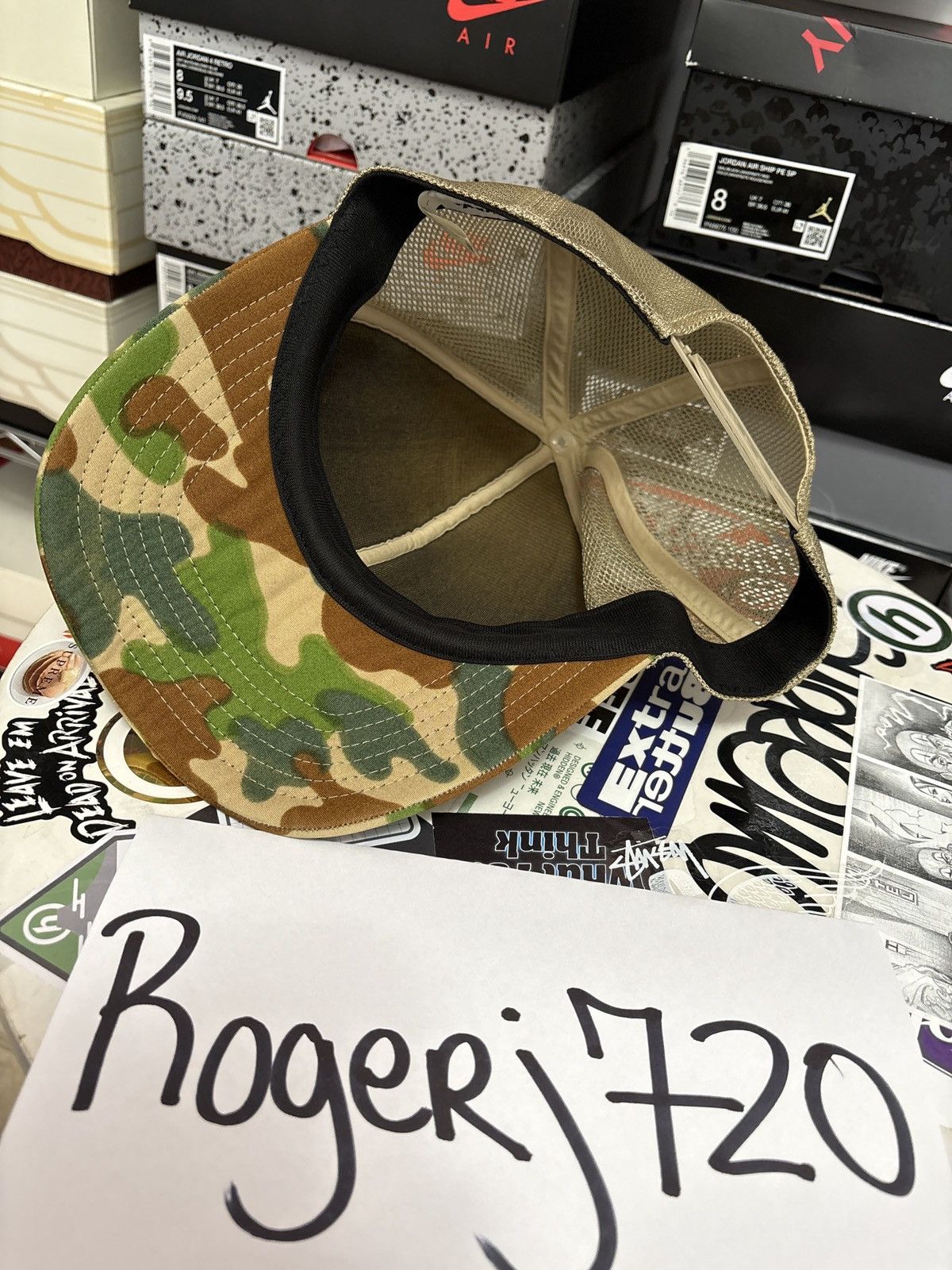Bape Puzzle Camo Mesh Cap Size ONE SIZE - 3 Thumbnail