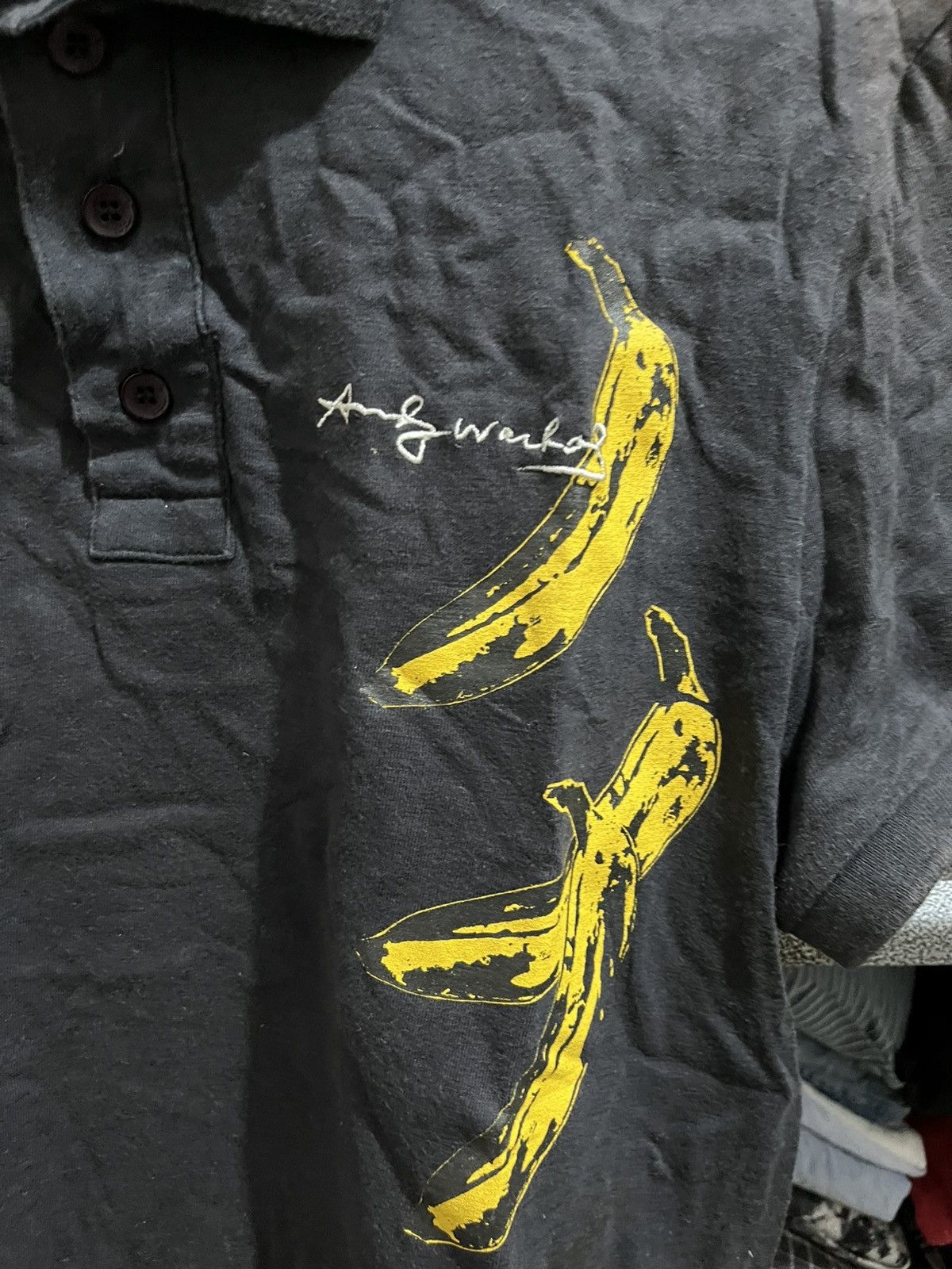 Andy Warhol × Hysteric Glamour × Japanese Brand Andy warhole dohc sun faded polo shirt Size US M / EU 48-50 / 2 - 4 Thumbnail