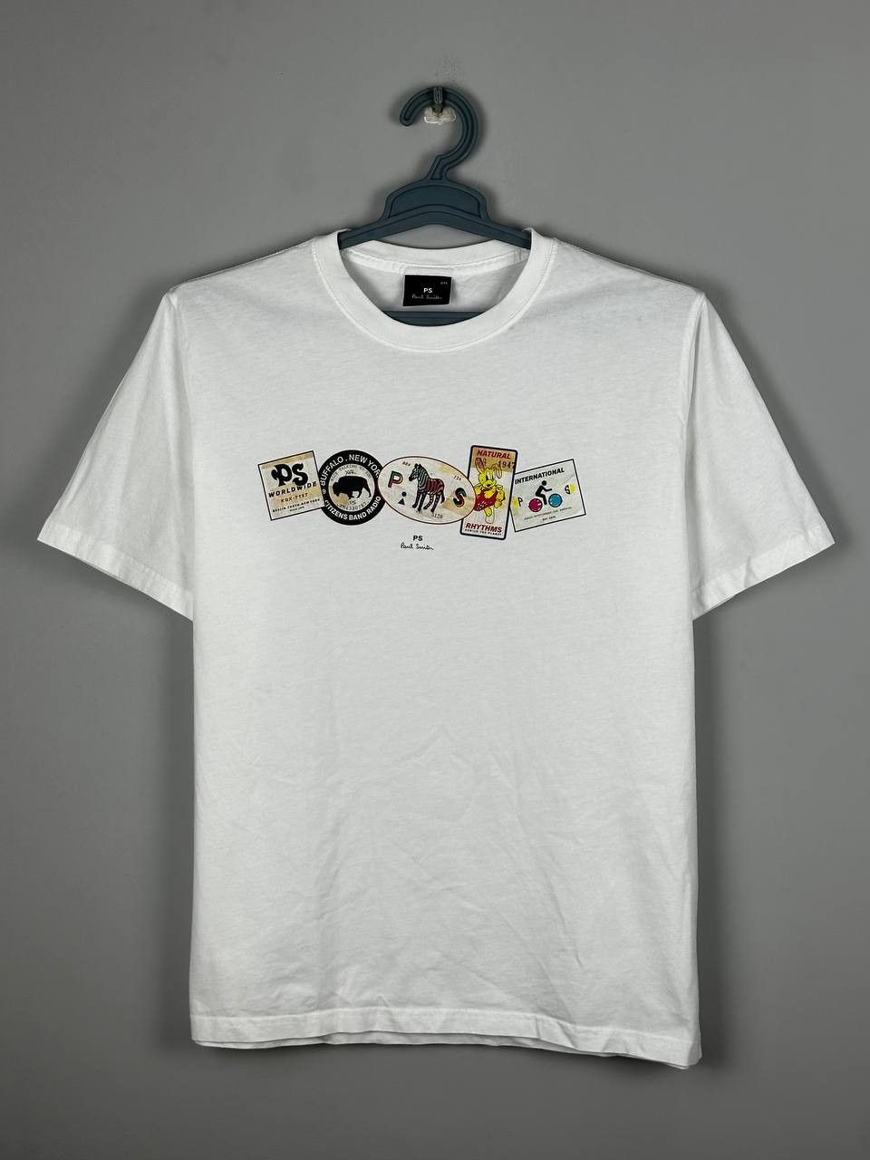 Paul Smith Men’s Paul Smith Big Logo Basic designer tee Size US XXL / EU 58 / 5 - 2 Thumbnail