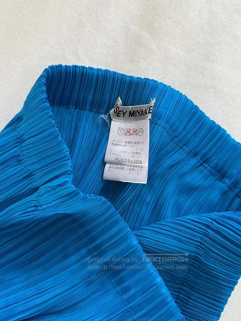 Issey Miyake Issey Miyake Blue Skirt Size 25" / US 0 / IT 36 - 2 Thumbnail