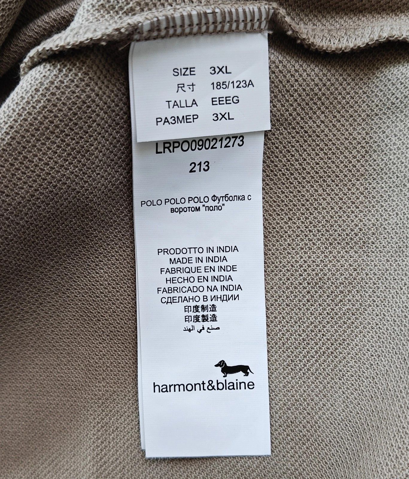 Harmont & Blaine Harmont & Blaine Longsleeves Polo Shirt ASM/2115 Size US XXL / EU 58 / 5 - 7 Thumbnail