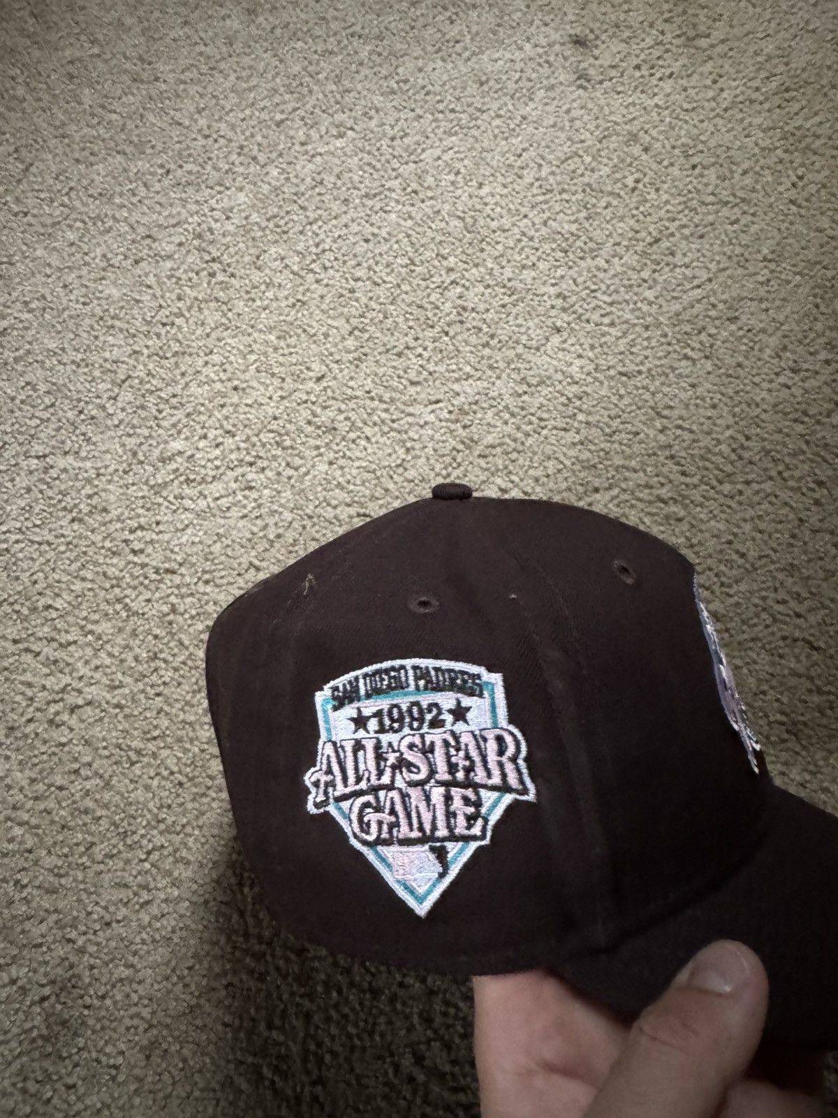 MLB VINTAGE Padres Fitted Size 28 - 2 Thumbnail