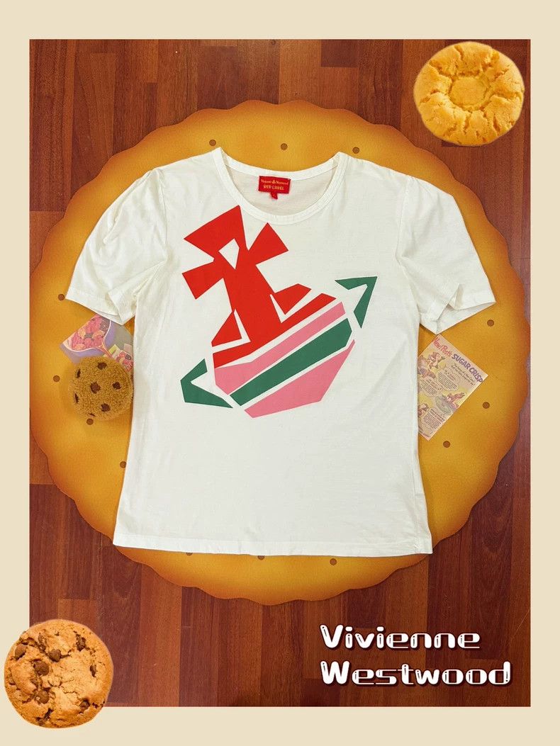 Vivienne Westwood vivienne westwood Big logo princess sleeve top Size L / US 10 / IT 46 - 1 Thumbnail