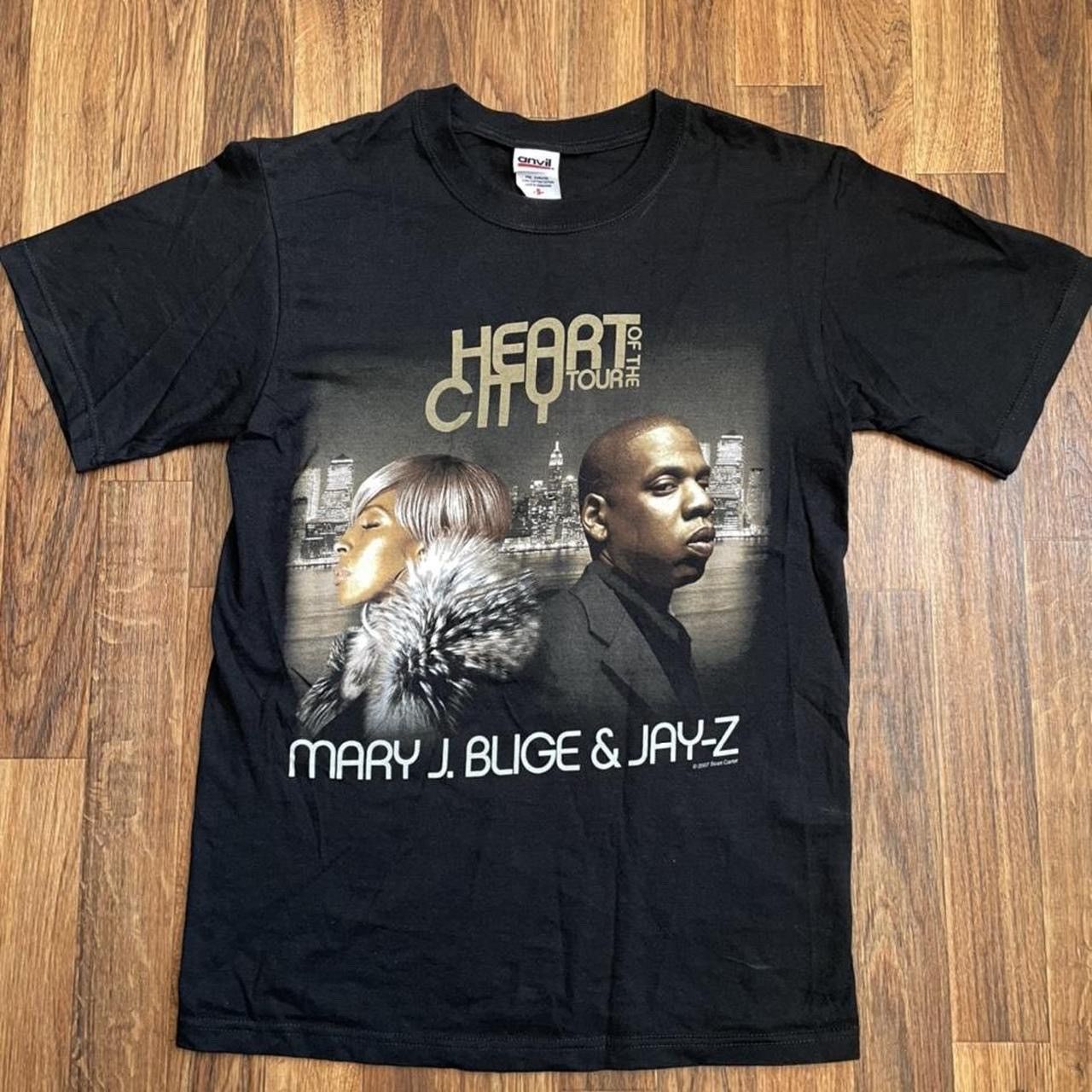 Vintage 2007 Mary J Blige & Jay Z Heart of the City Tour Sz Sm