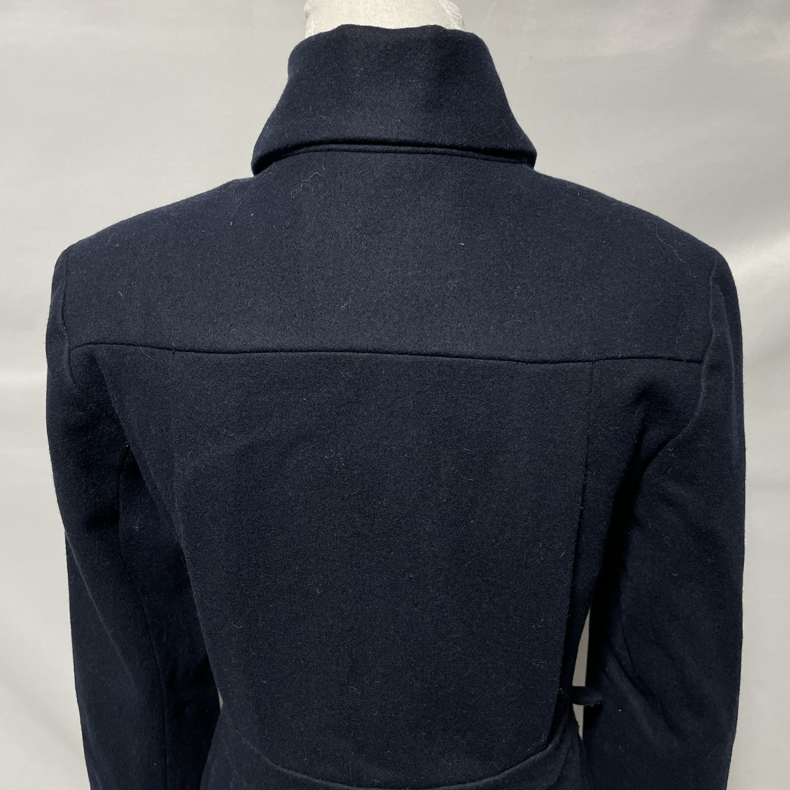 Lucky Brand Lucky Brand Wool Blend Button Front Field Jacket Peacoat Size S / US 4 / IT 40 - 7 Thumbnail