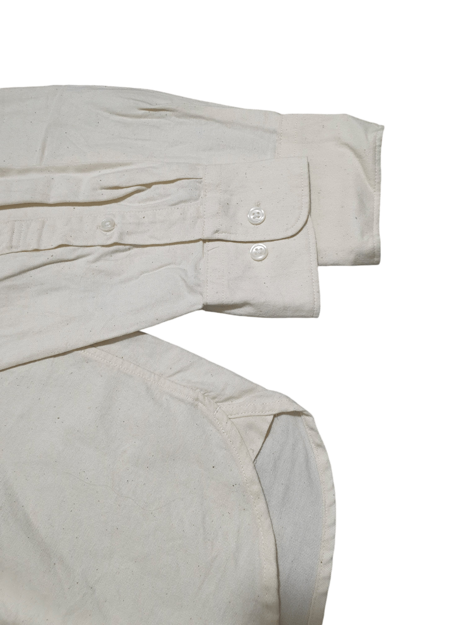 Japanese Brand × Muji MUJI BEIGE 20/28.5 BUTTON SHIRT Size US S / EU 44-46 / 1 - 5 Thumbnail