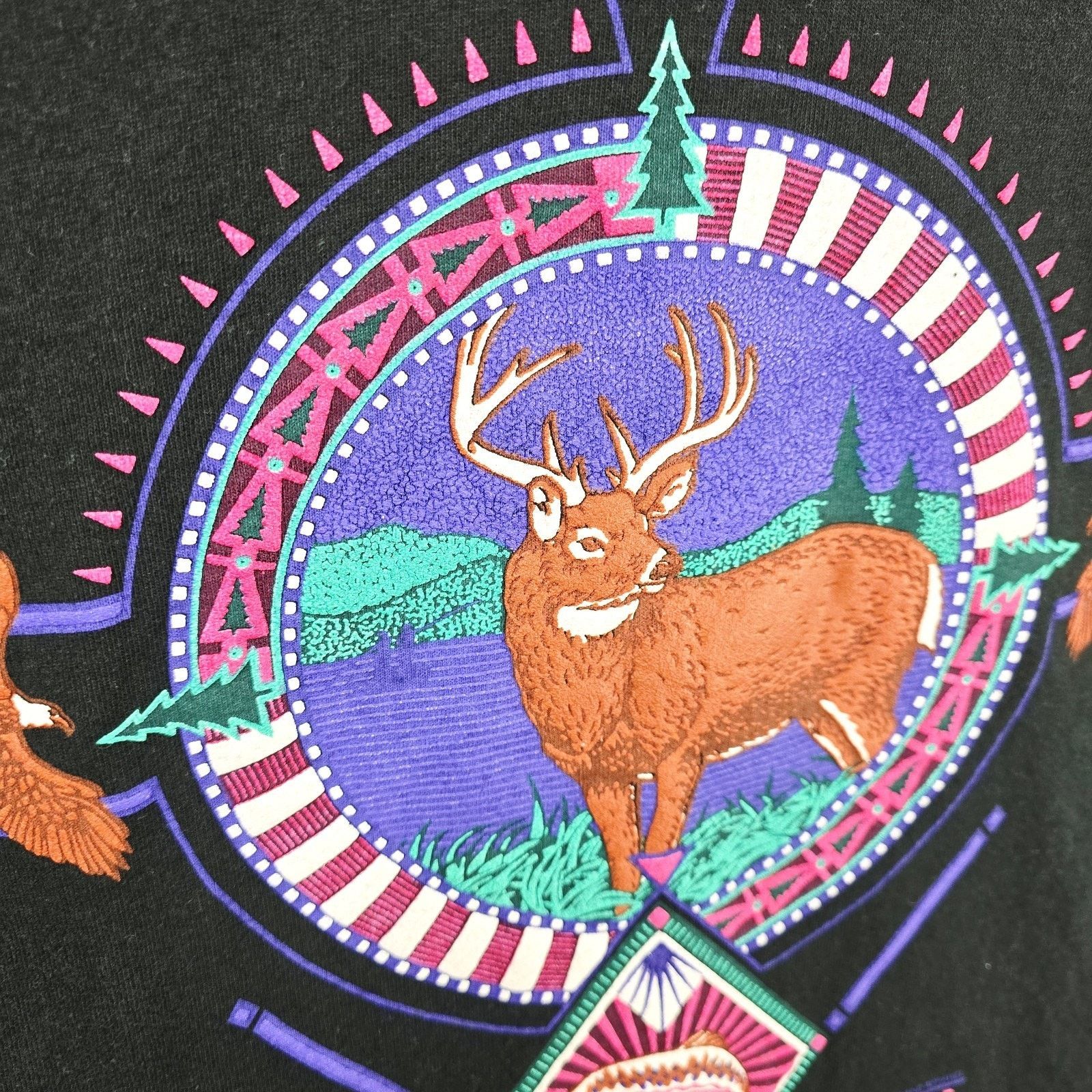 Other Vintage Heartland Apparel Oregon Shirt XL Black Deer Nature Size US XL / EU 56 / 4 - 5 Thumbnail
