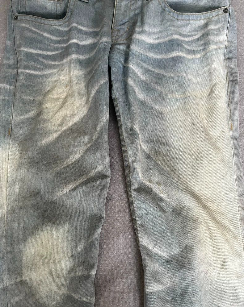 Yohji Yamamoto Vintage Tornado Mart Faded Denim Jeans-2506 Size 30" / US 8 / IT 44 - 6 Thumbnail