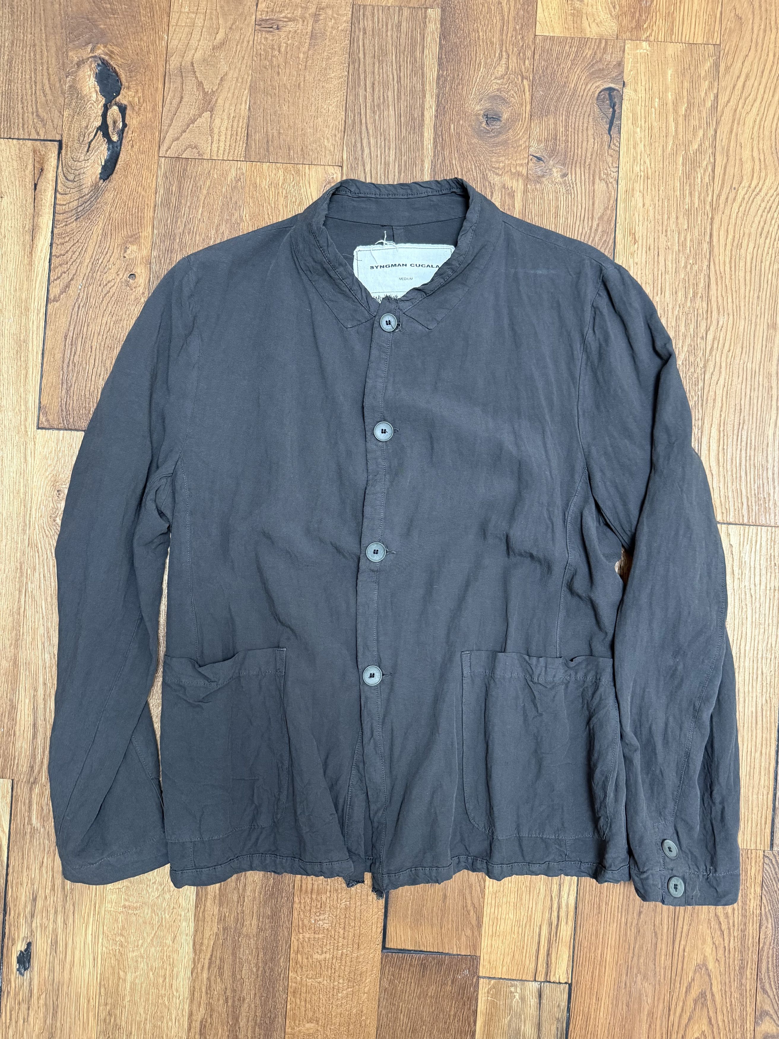 SYNGMAN CUCALA Syngman Cucala Linen-Rayon Jacket Size 48R - 1 Thumbnail