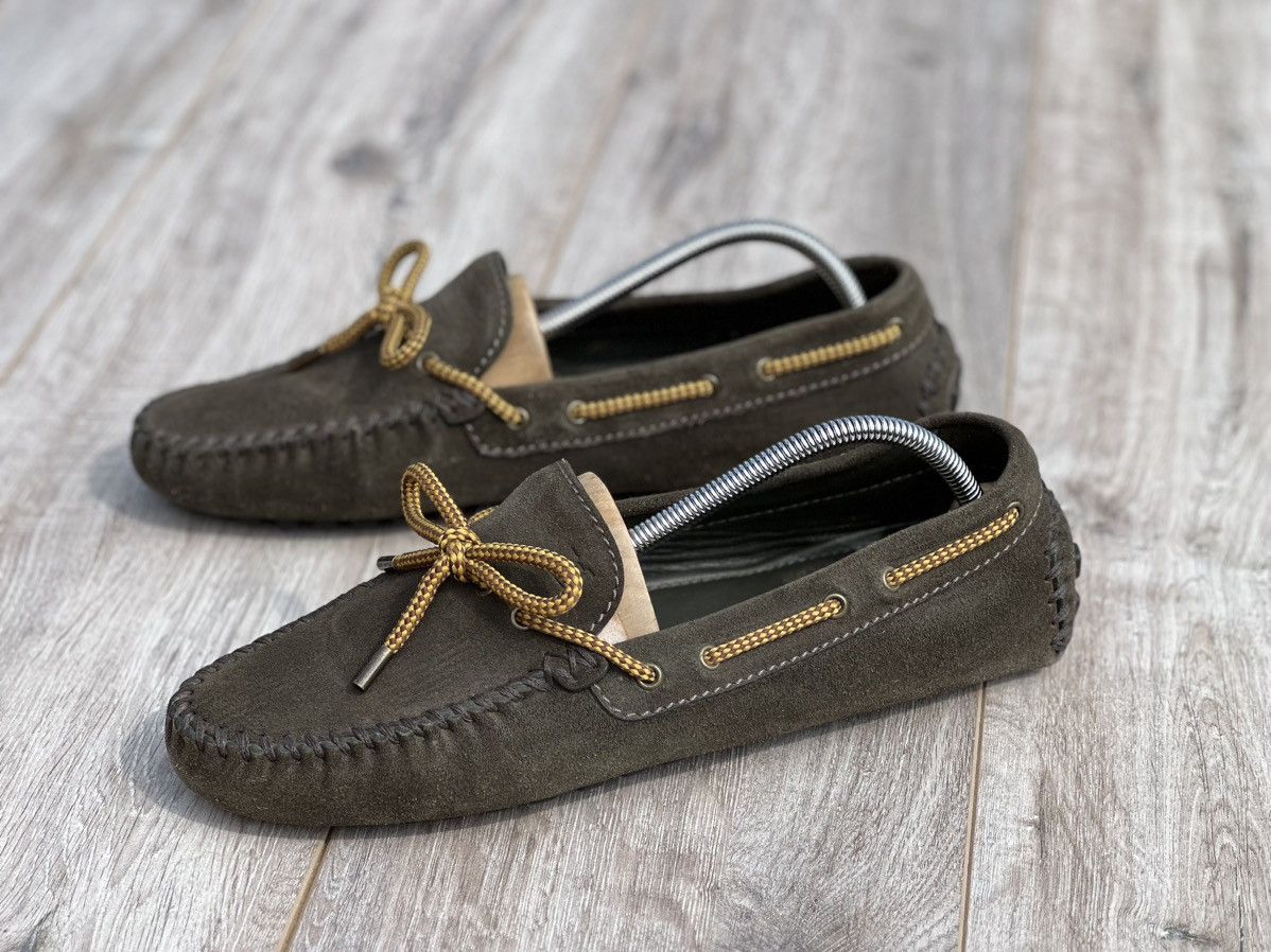 Car Shoe × Louis Vuitton Louis Vuitton Arizona Driving Moccasin Navy Size US 8.5 / EU 41-42 - 1 Thumbnail