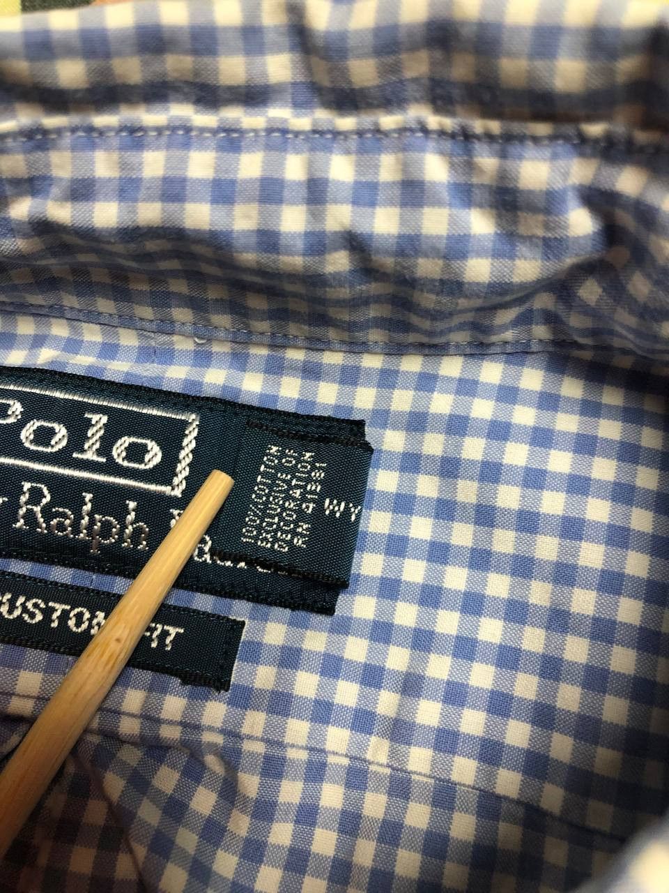 Polo Ralph Lauren × Vintage Polo Ralph Lauren Shirt Gray Button Up Size US XL / EU 56 / 4 - 3 Thumbnail