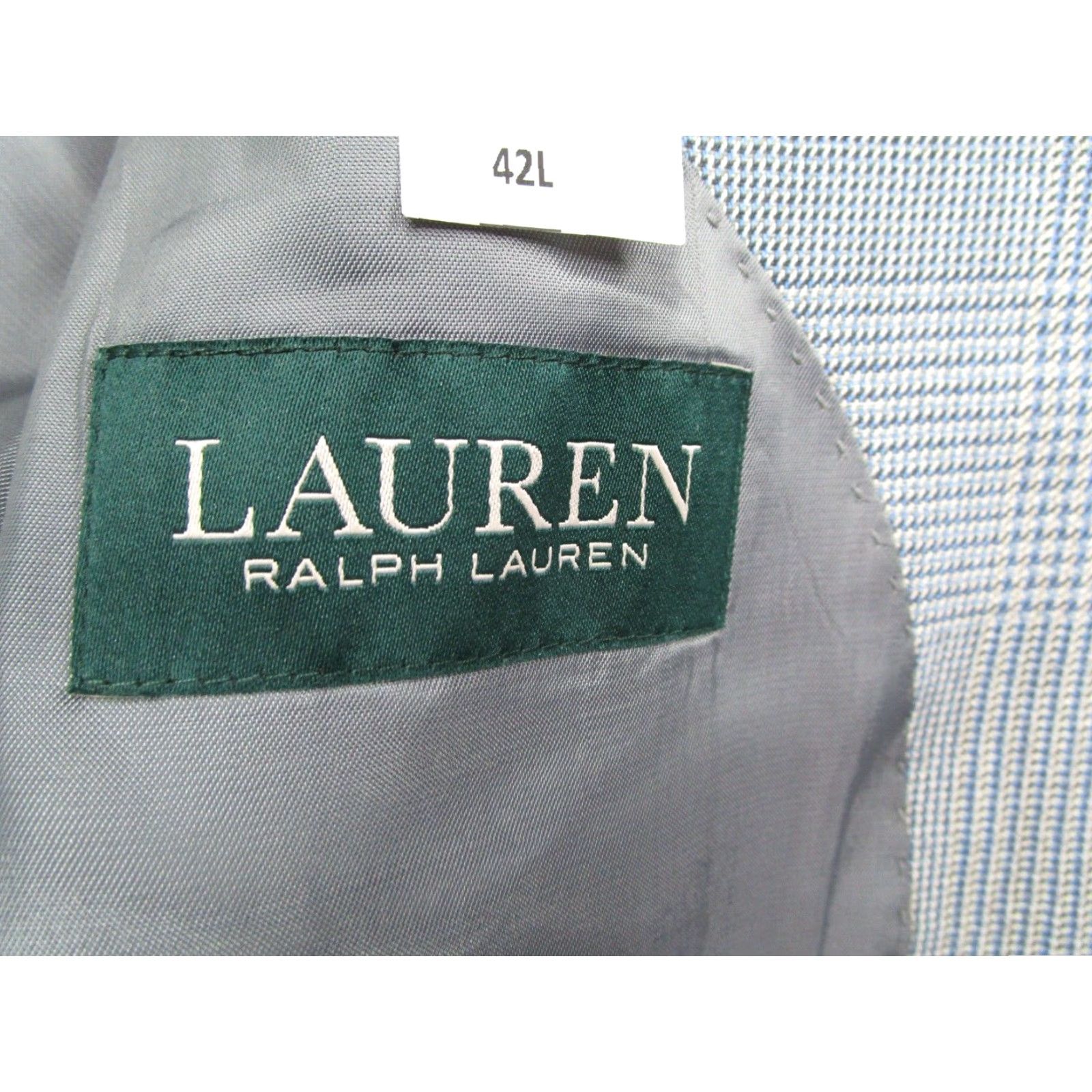 Ralph Lauren Lauren Ralph Lauren Mens 42 Long Blue Lexington 2 Button Silk Wool Single-Breasted Blazer Size 42R - 2 Thumbnail