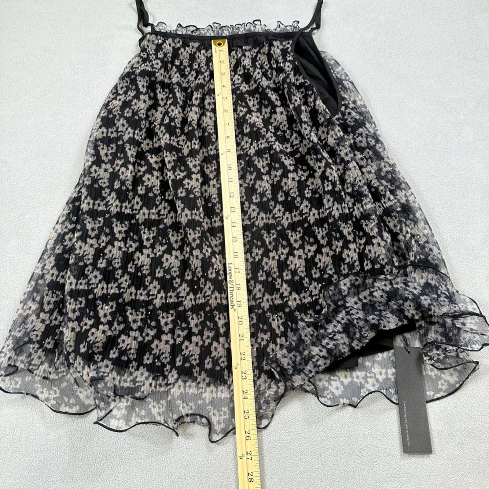 Other S.DEER Tank Top Women XXL Floral Pleated Trim Strap Blouse Size XXL / US 16-18 / IT 52-54 - 3 Thumbnail