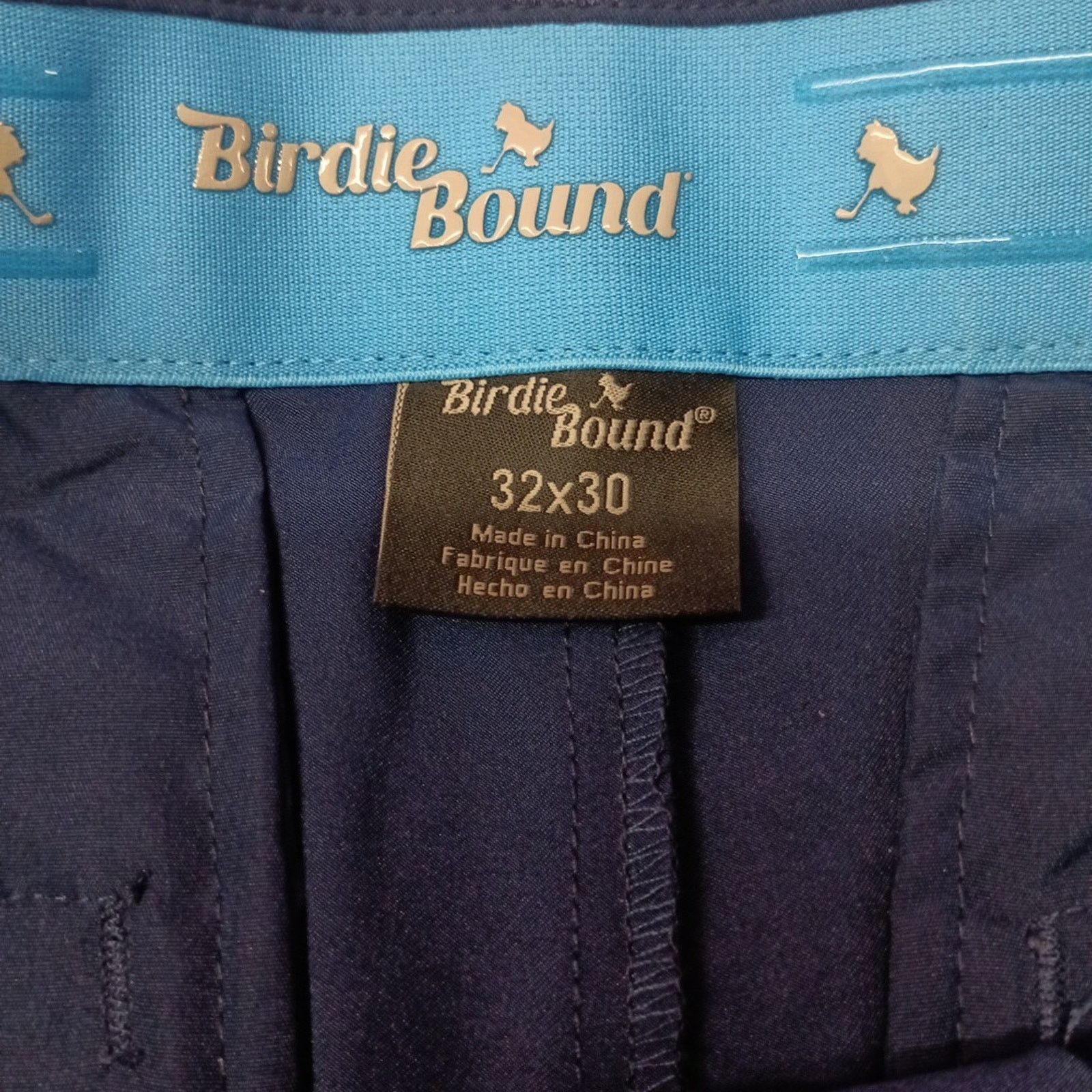 Other Birdie Bound Golf Pants Men's Size 32x30 Blue Flex Straight Size US 32 / EU 48 - 7 Thumbnail