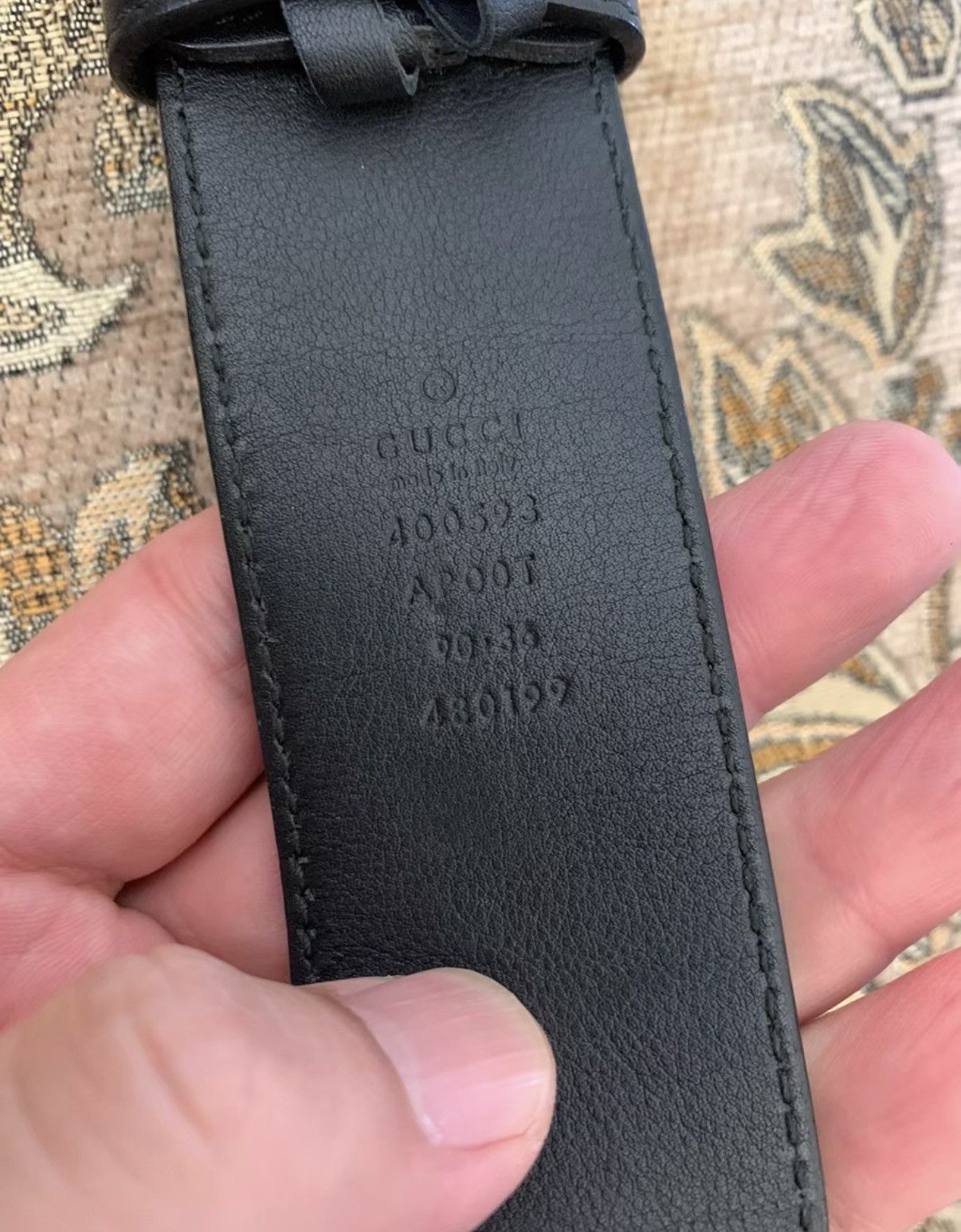 Gucci Gucci Genuine Leather Belt K16 Size ONE SIZE - 4 Thumbnail