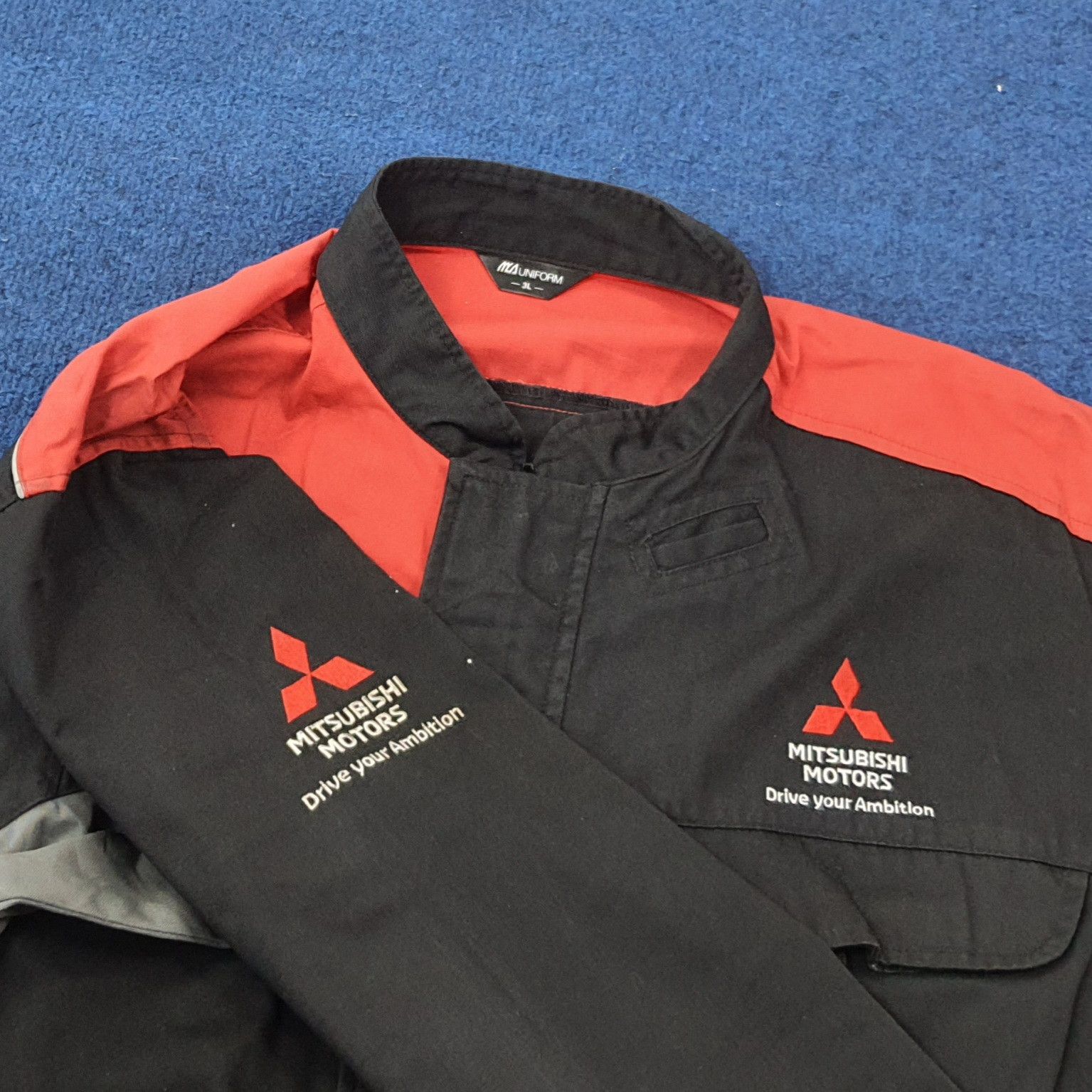 Japanese Brand Vintage Mitsubishi Motor Sports Racing Coverall C257N4 Size US XL / EU 56 / 4 - 6 Thumbnail