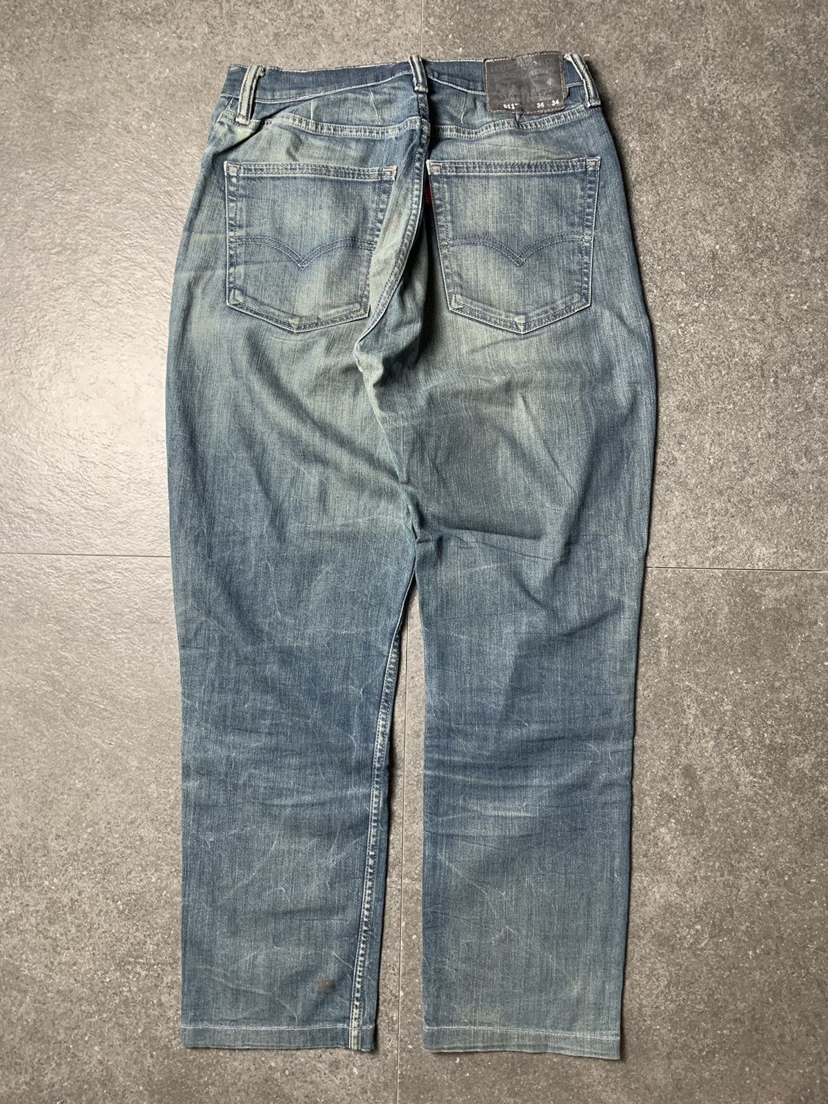 Levi's 2000s Levis Mud Wash Distressed Jeans Size US 28 / EU 44 - 12 Thumbnail
