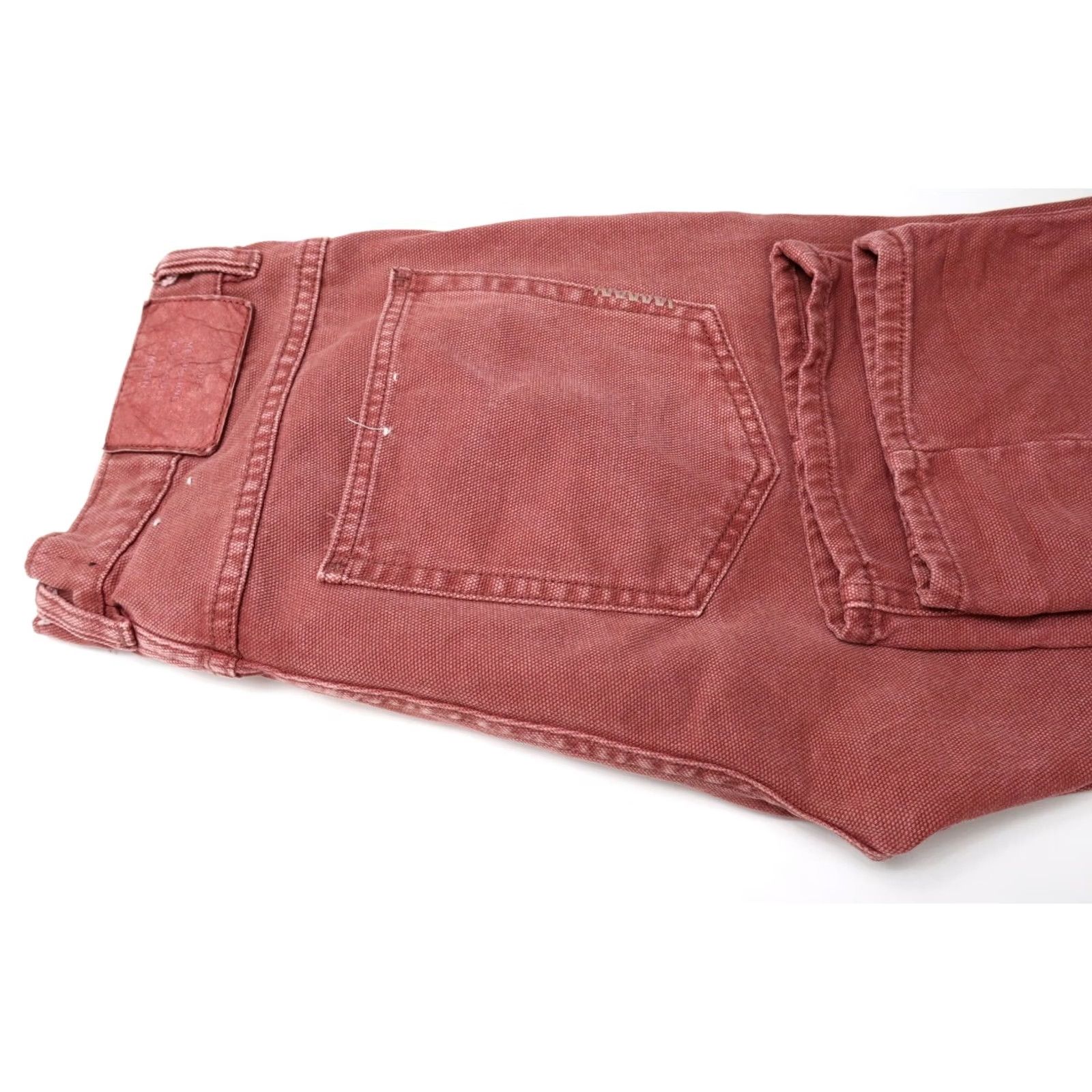 Vintage NEUW Studio Relaxed Jeans Men's W32/L34 Rusty Red Denim Button Fly Pure Cotton Jeans Mens W32/L34 Rusty Red Denim Button Fly 100% Cotton Size US 32 / EU 48 - 7 Thumbnail