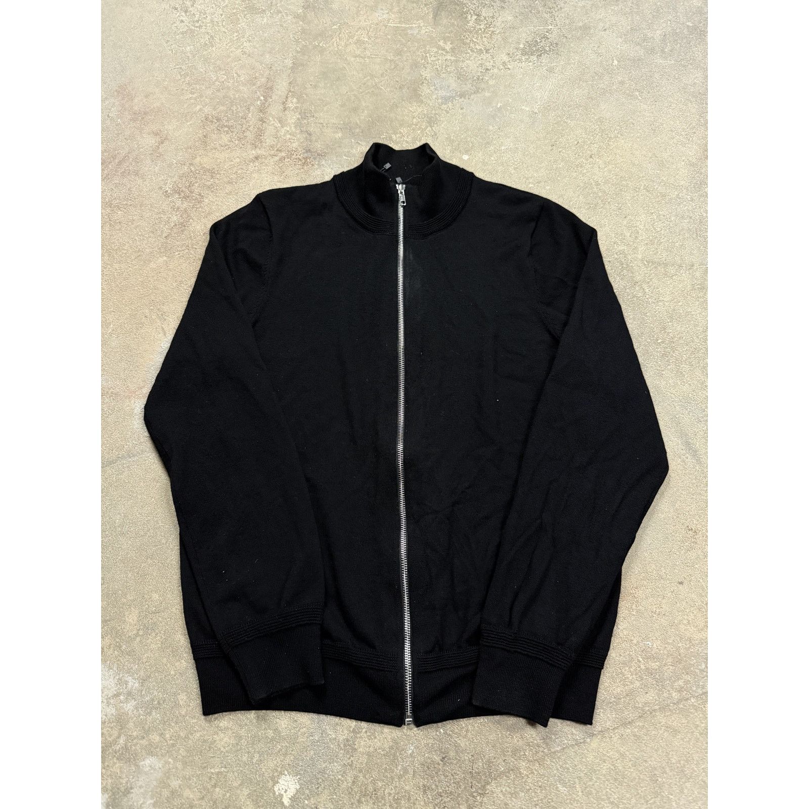 Louis Vuitton LV Zip Up Black Cashmere Uniform Used Medium Size US M / EU 48-50 / 2 - 1 Thumbnail