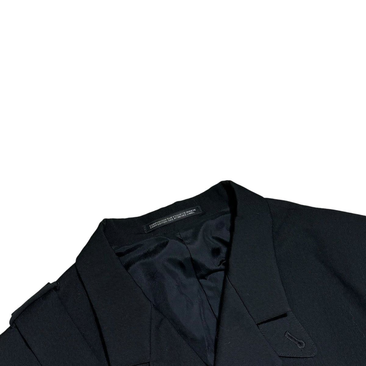 Yohji Yamamoto Yohji Yamamoto Tab flap JKT Jacket HN-J15-100 Size US M / EU 48-50 / 2 - 3 Thumbnail