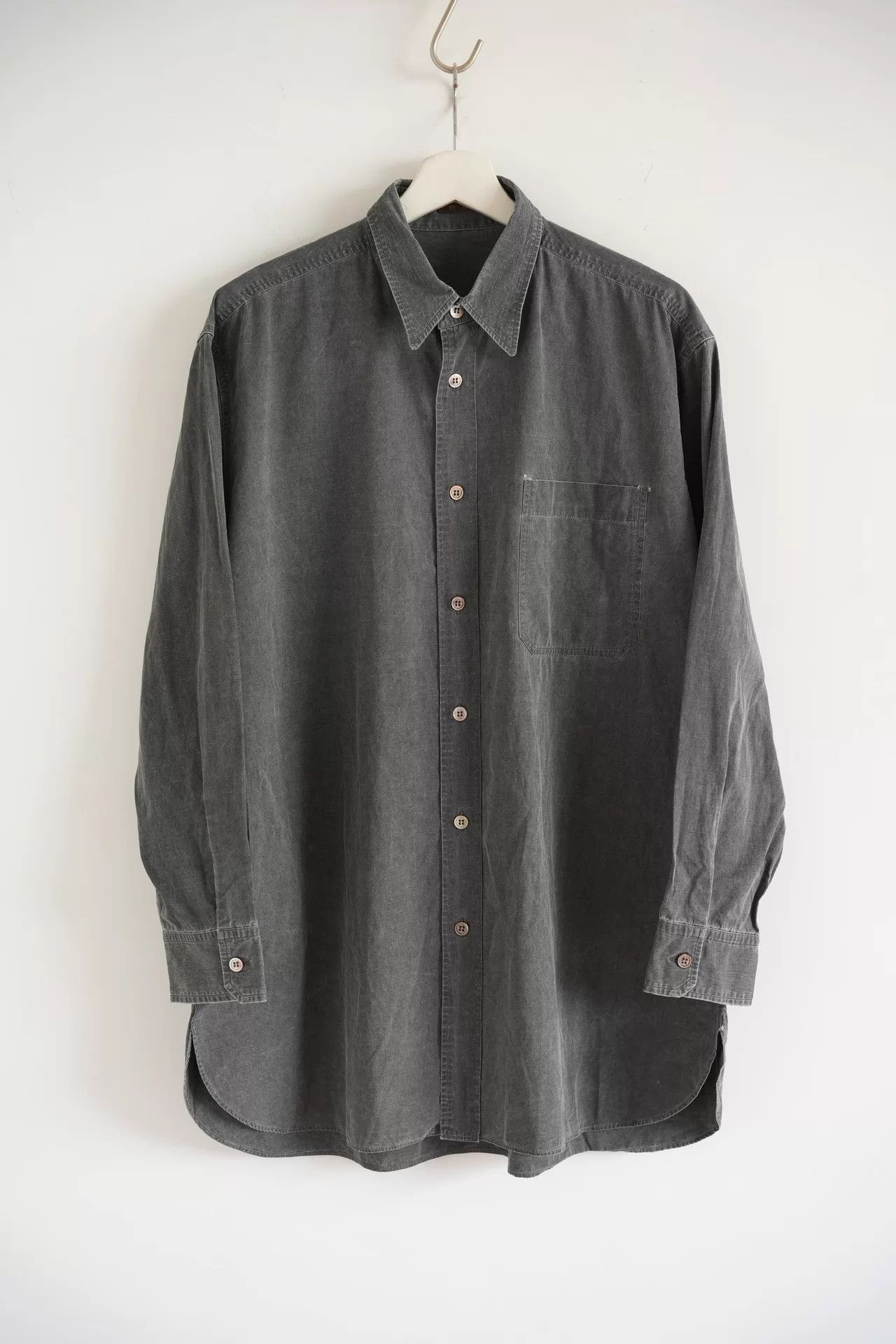 Yohji Yamamoto Yohji Yamamoto 90s Y's for men Faded Cotton Shirt One Size Size US M / EU 48-50 / 2 - 1 Thumbnail
