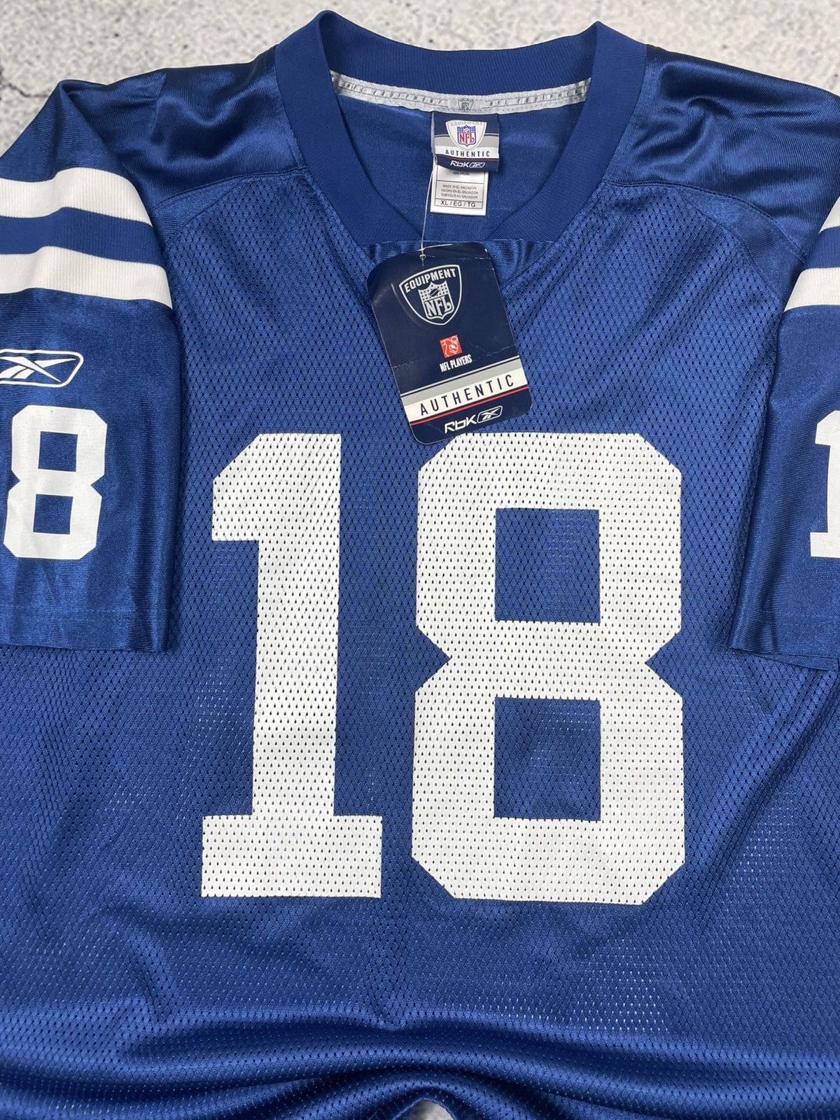 Reebok Vintage Reebok XL Colts #18 Peyton Manning NFL Jersey Drip Size US XL / EU 56 / 4 - 11 Thumbnail