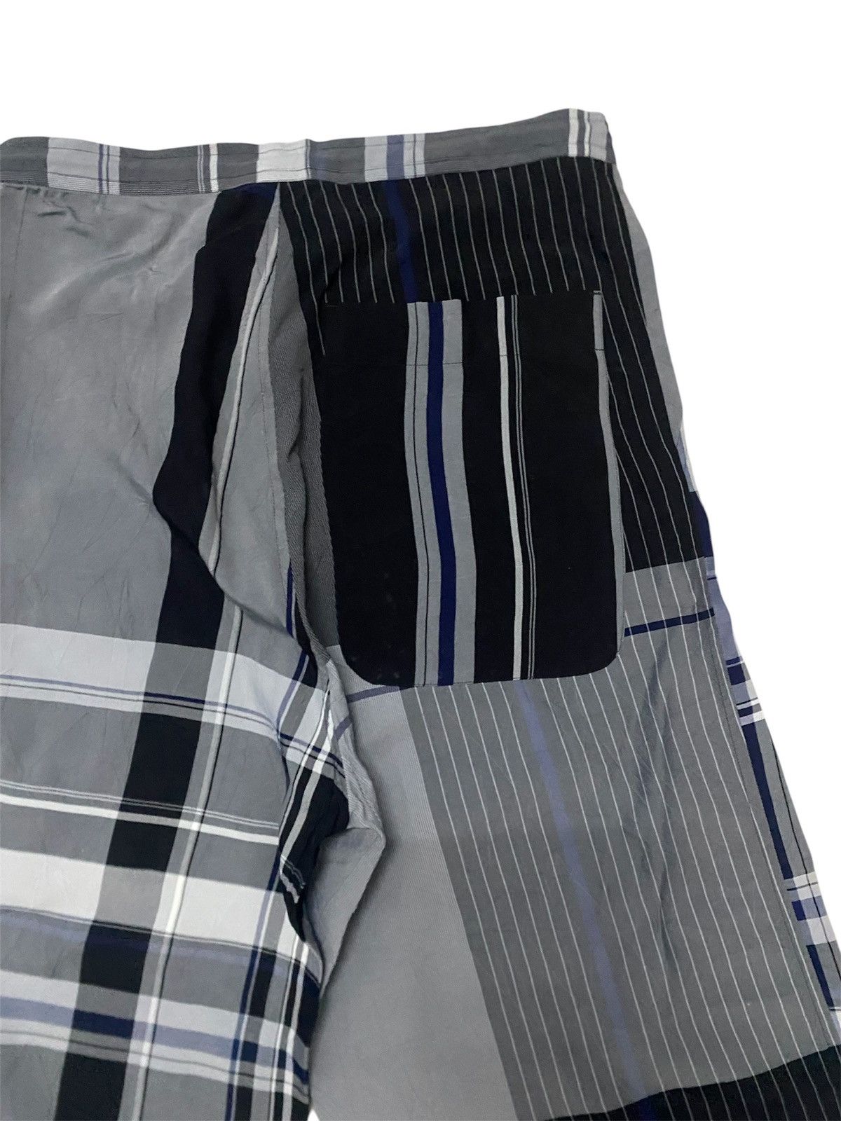 Y's × Y's for Men × Yohji Yamamoto #grailsale Y’s YOHJI YAMAMOTO WRINKLED PLAID RAYON PANTS Size US 32 / EU 48 - 6 Thumbnail