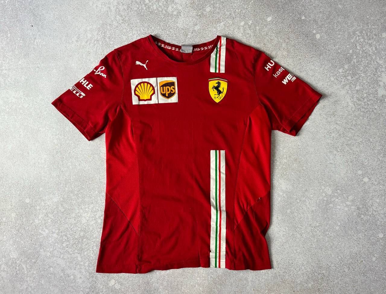 Ferrari × NASCAR × Puma Vintage Puma Ferrari Racing T-shirt Big Graphic Logo Y2K Size US L / EU 52-54 / 3 - 1 Thumbnail