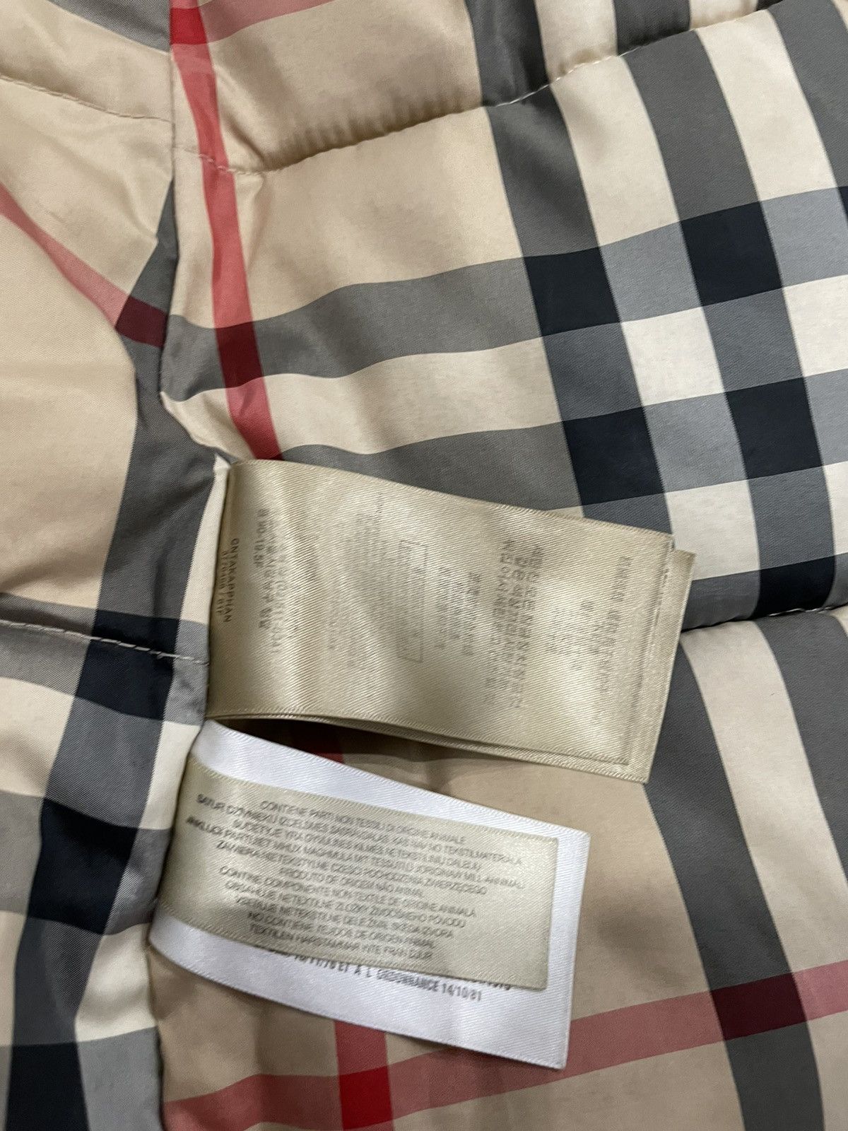 Burberry Burberry Brit long down Nova Check puffer jacket heavy coat Size S / US 4 / IT 40 - 8 Thumbnail