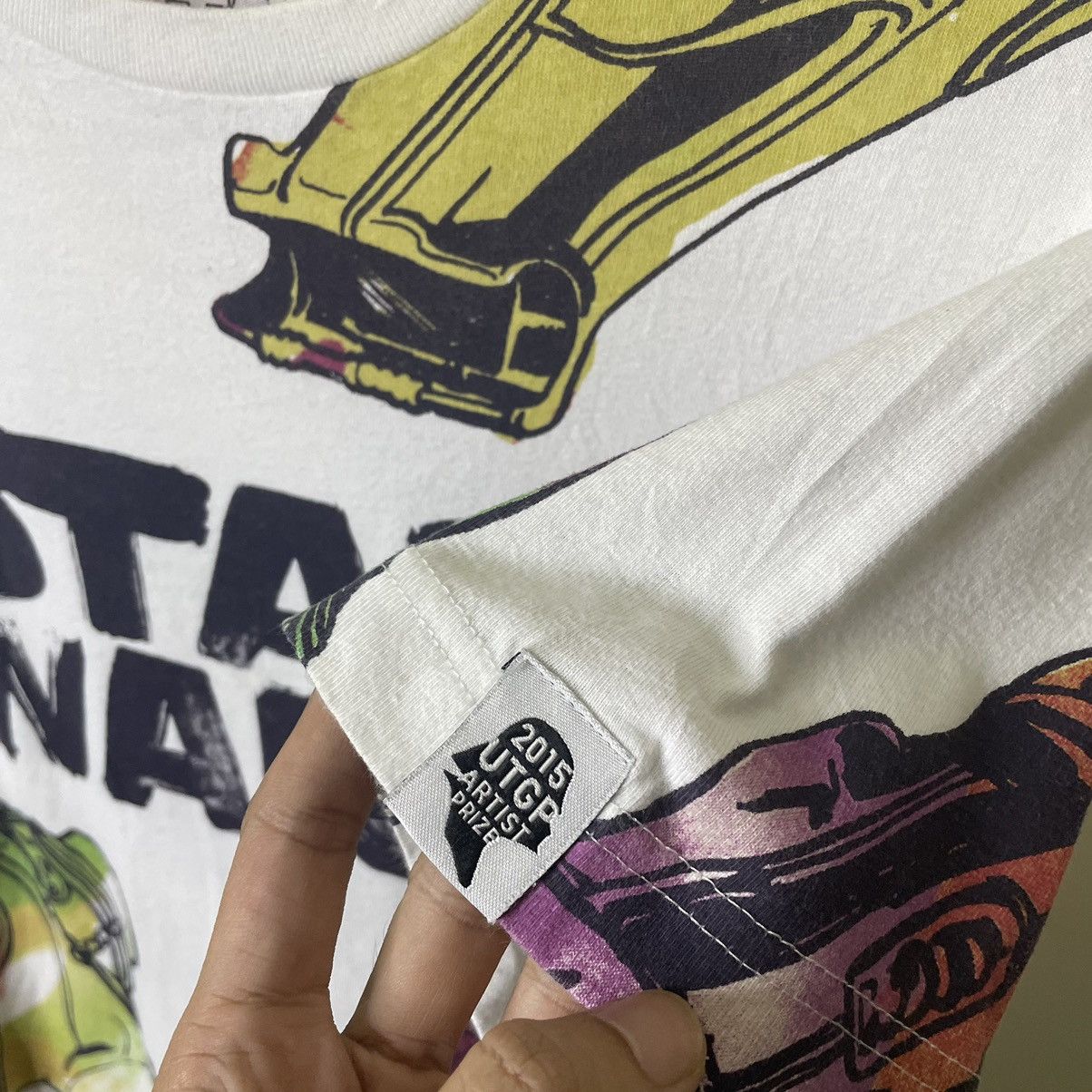 Japanese Brand × Star Wars 2015 Uniqlo x Star Wars AOP T Shirt Rare Design Size US S / EU 44-46 / 1 - 2 Thumbnail