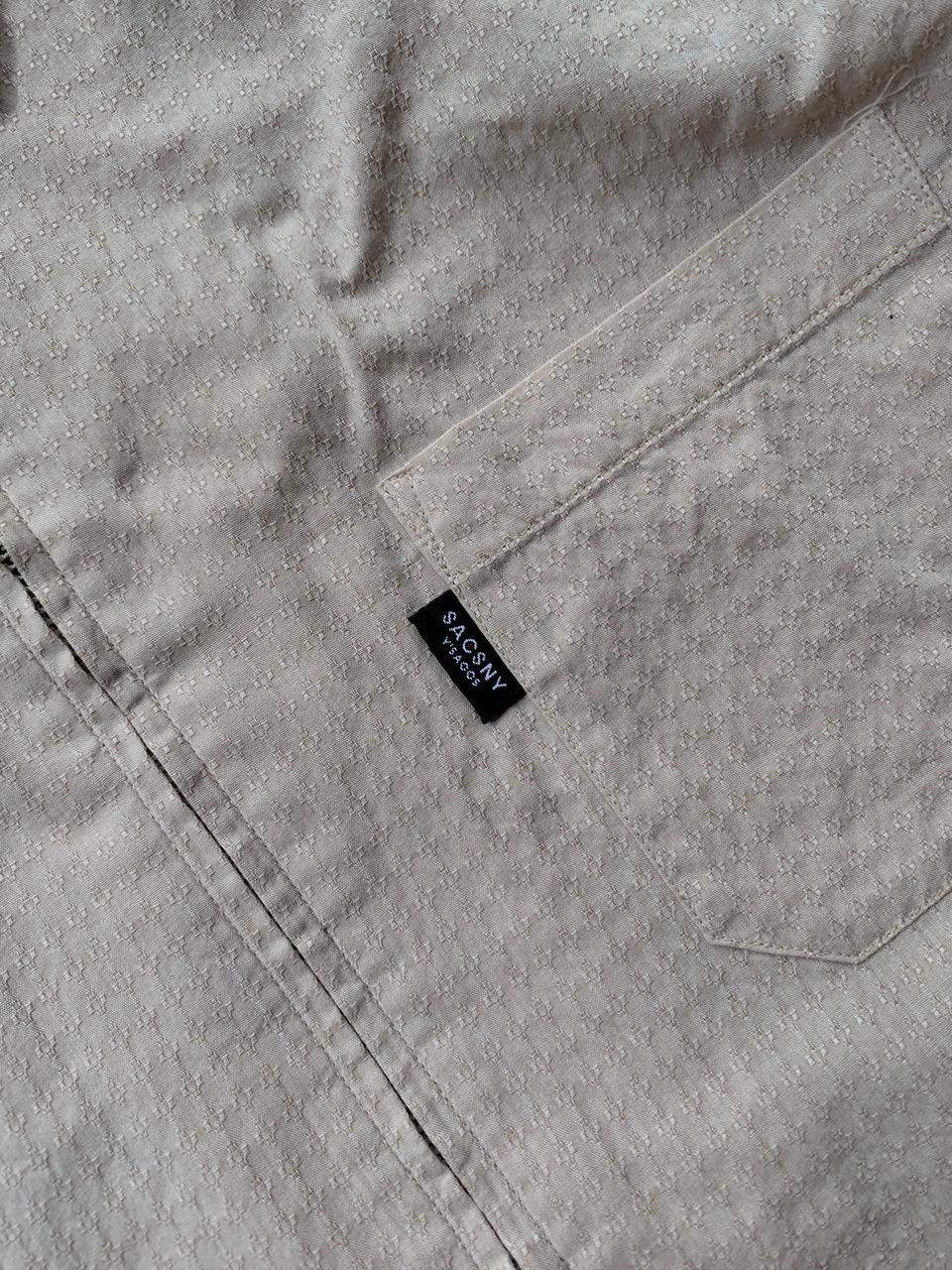 Yohji Yamamoto FREE TAX! Ysaccs Zip Up Textured SS Shirt Size US L / EU 52-54 / 3 - 5 Thumbnail