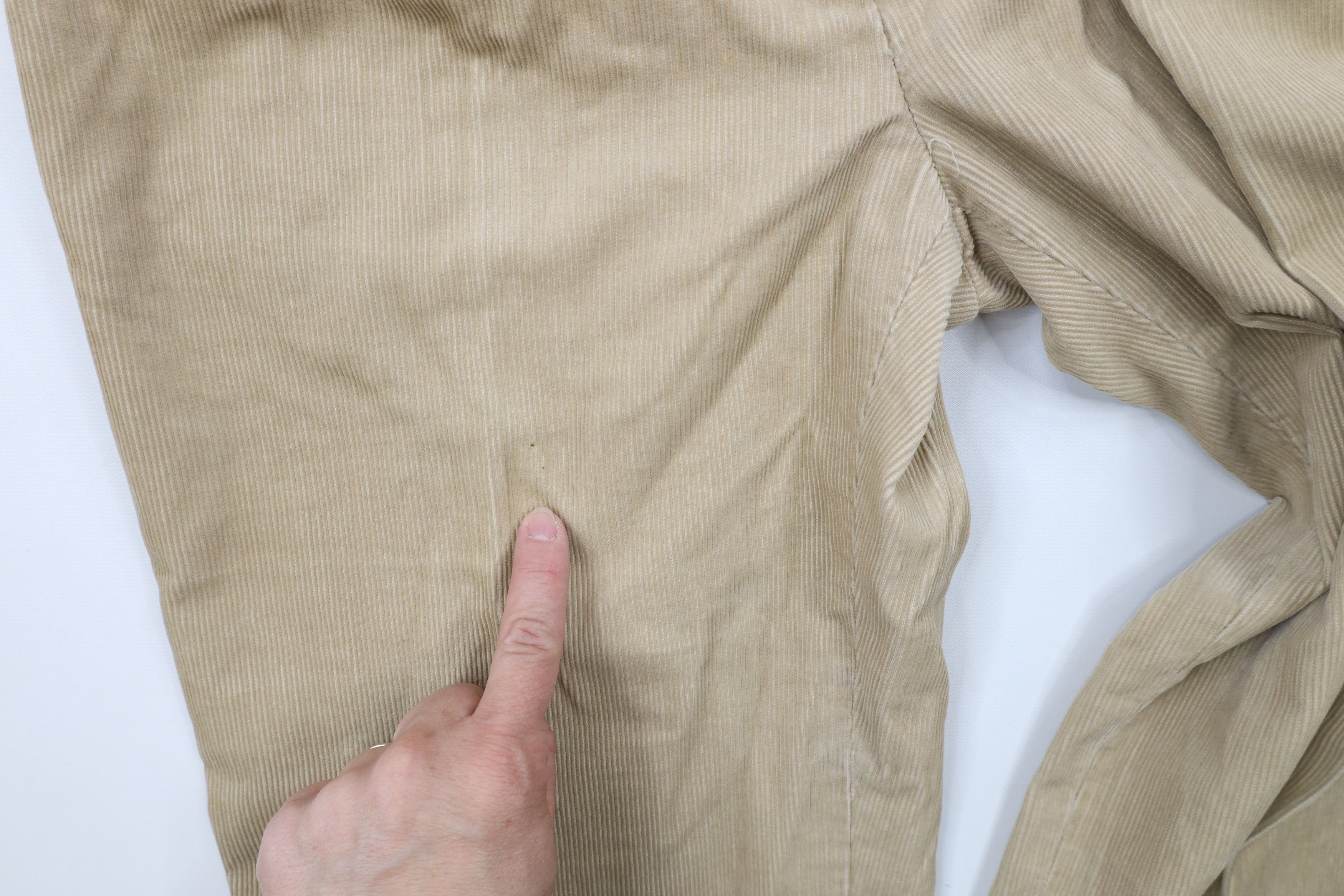 Ralph Lauren × Vintage Vintage 90s Ralph Lauren Cuffed Pleated Corduroy Pants Size US 31 - 6 Thumbnail