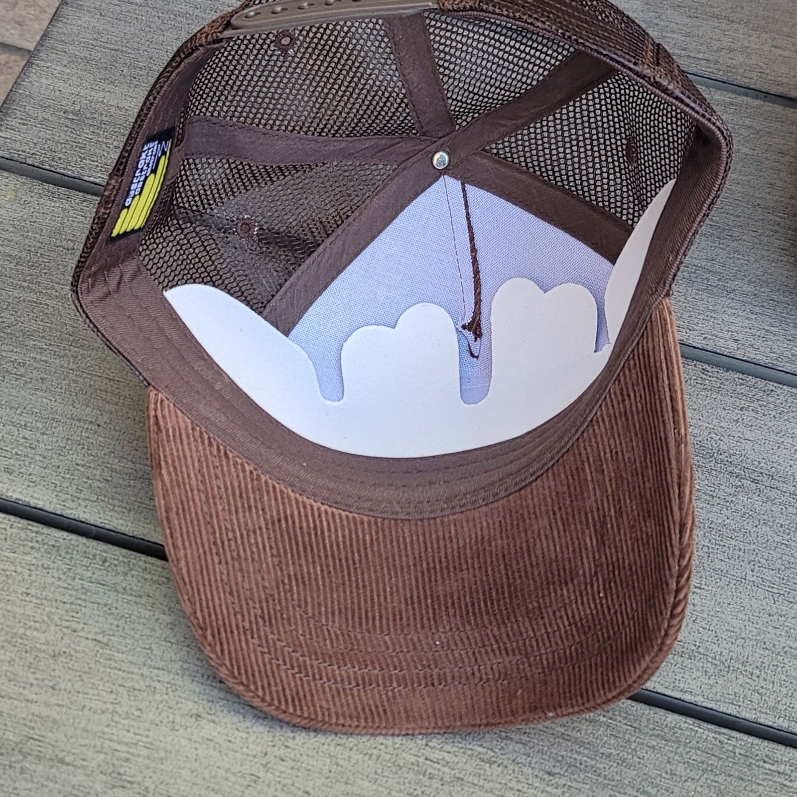 The Unbranded Brand Abstrakt Kingdom Corduroy Trucker Hat Size ONE SIZE - 6 Thumbnail
