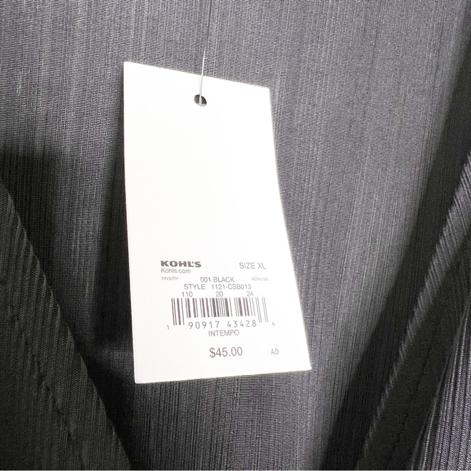 Kohl's New with tag Intempo Women’s Satin Wrap Style Blouse Size XL / US 12-14 / IT 48-50 - 13 Thumbnail