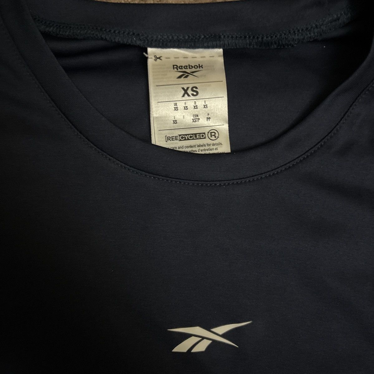 Reebok Navy Reebok Shirt Size XS / US 0-2 / IT 36-38 - 2 Thumbnail