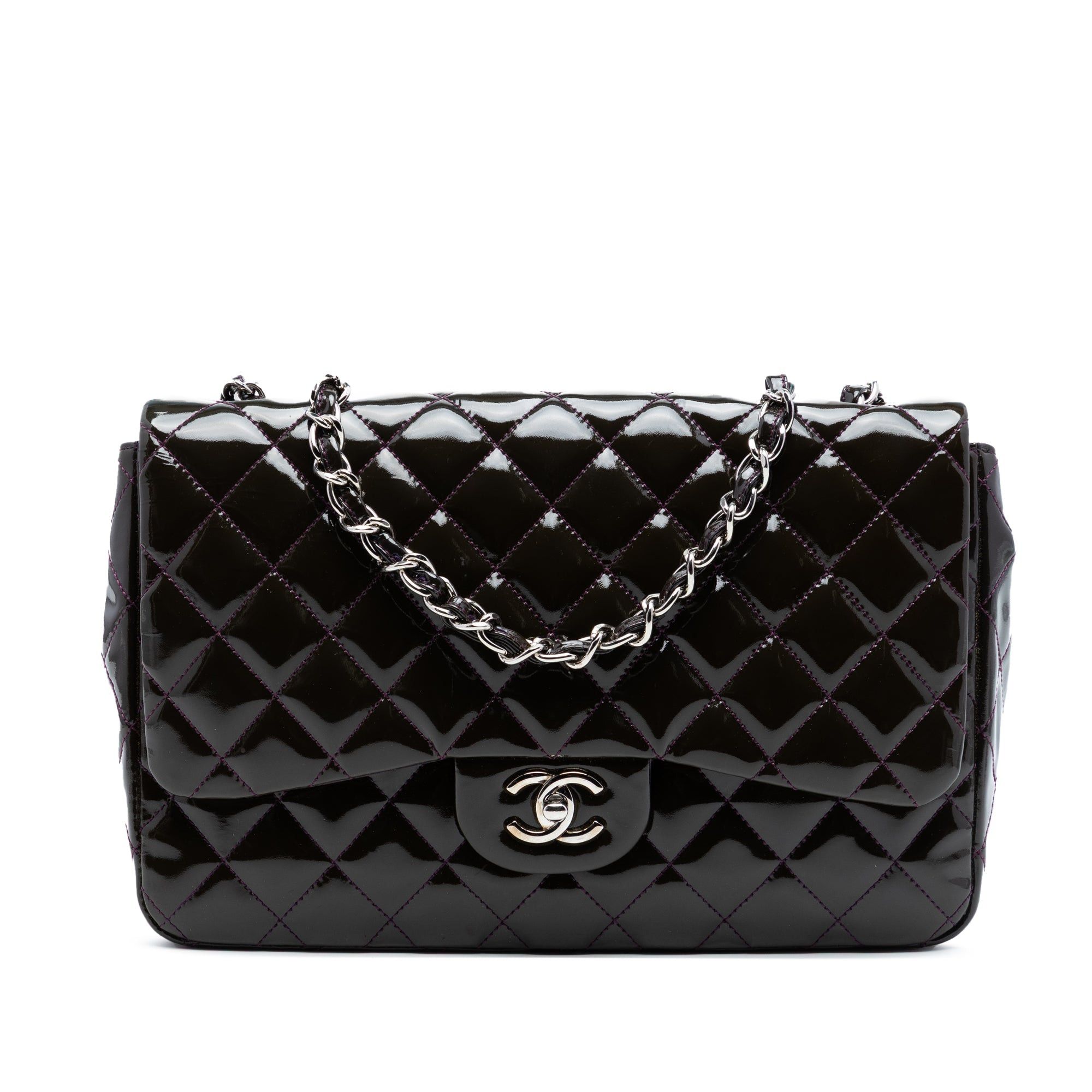 Chanel Jumbo Classic Patent Single Flap Size ONE SIZE - 1 Thumbnail